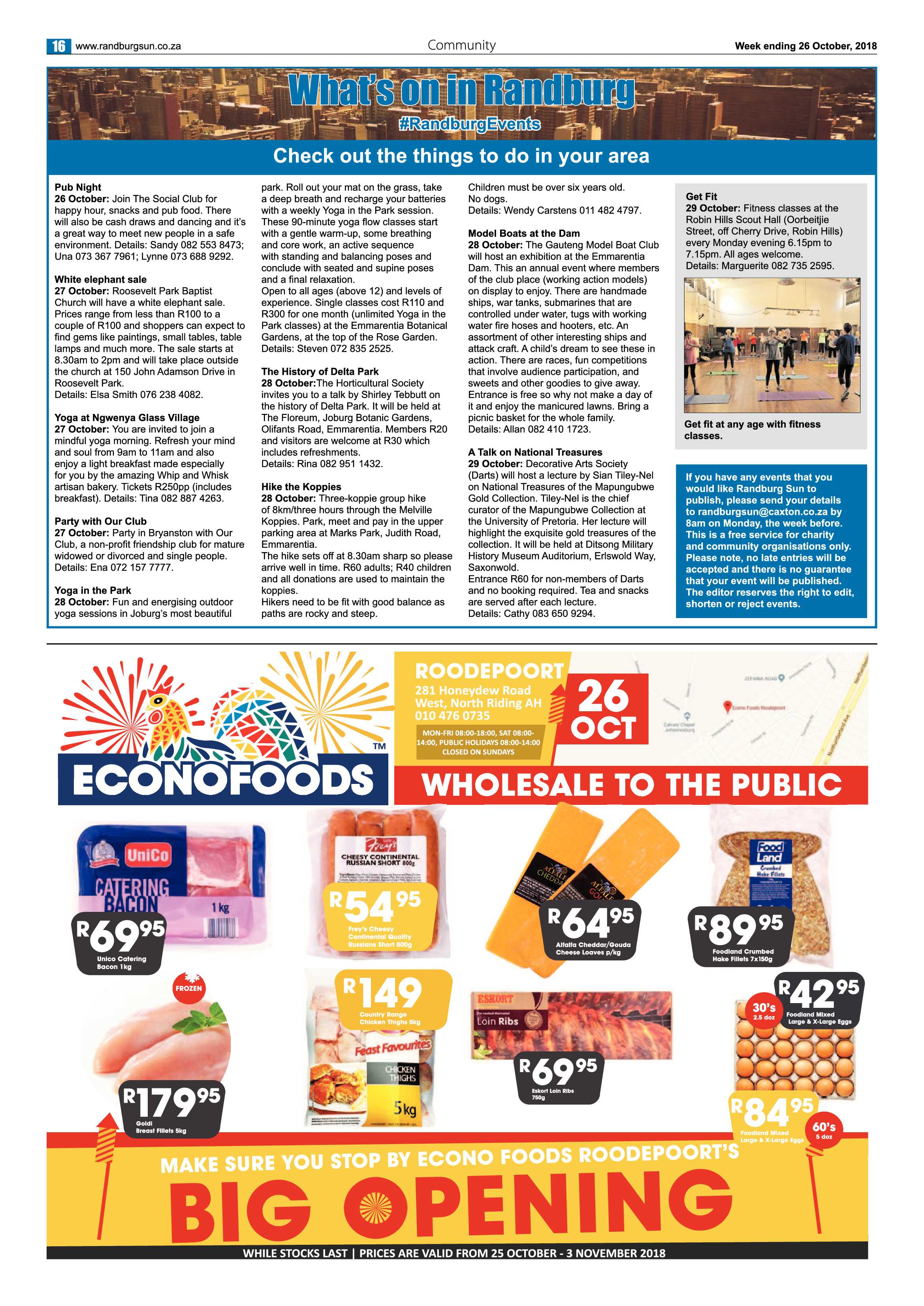 Randburg Sun 26 October 2018 page 16