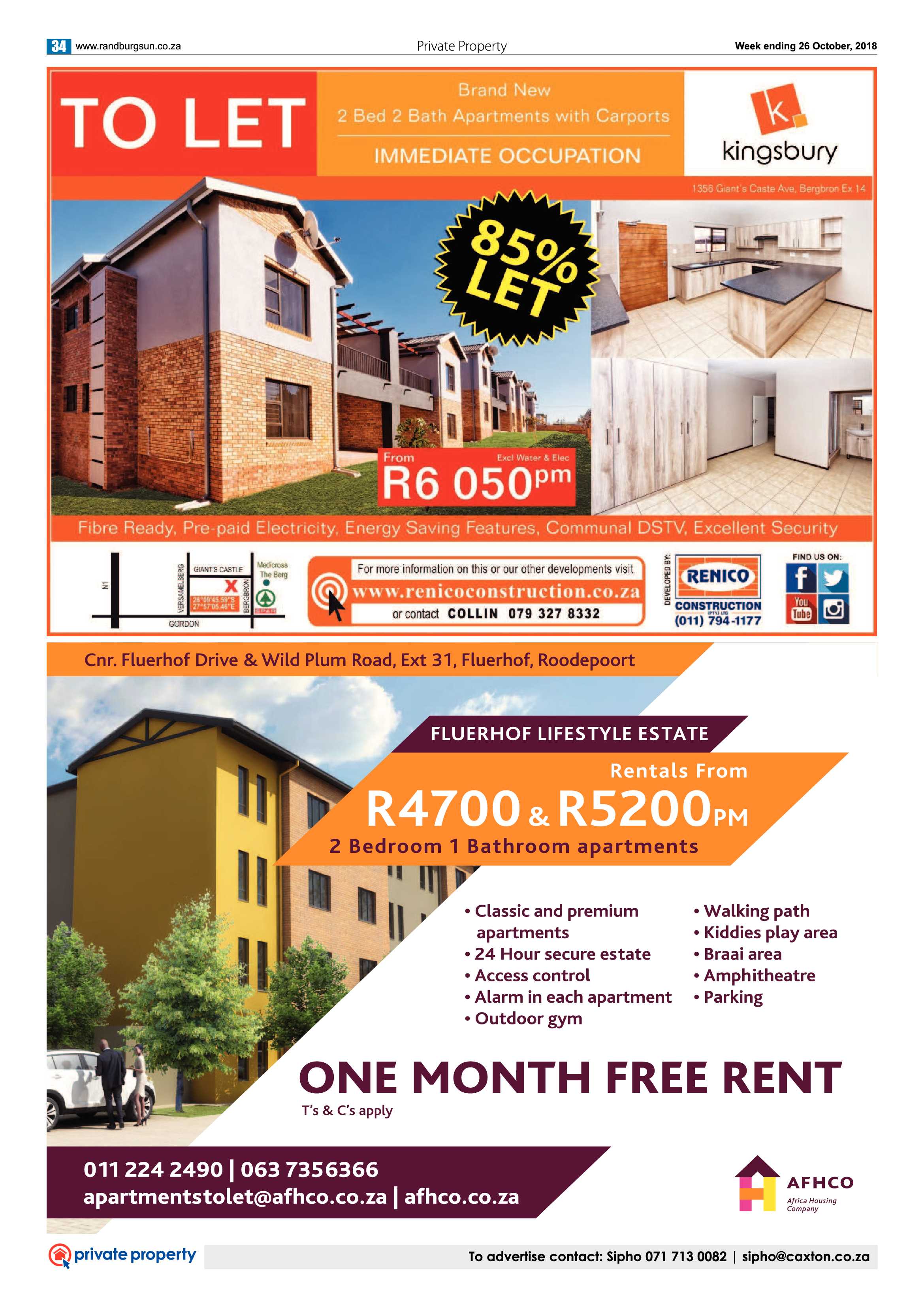 Randburg Sun 26 October 2018 page 34