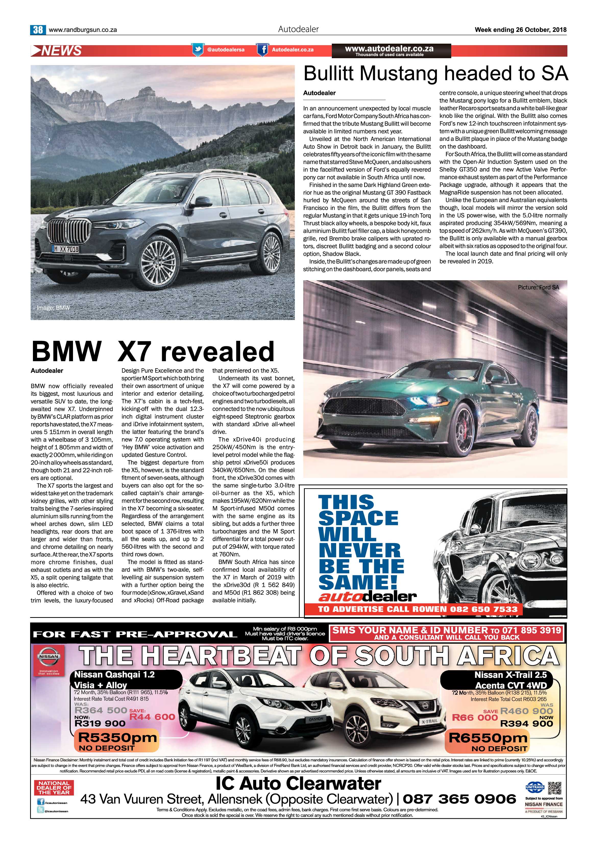 Randburg Sun 26 October 2018 page 38