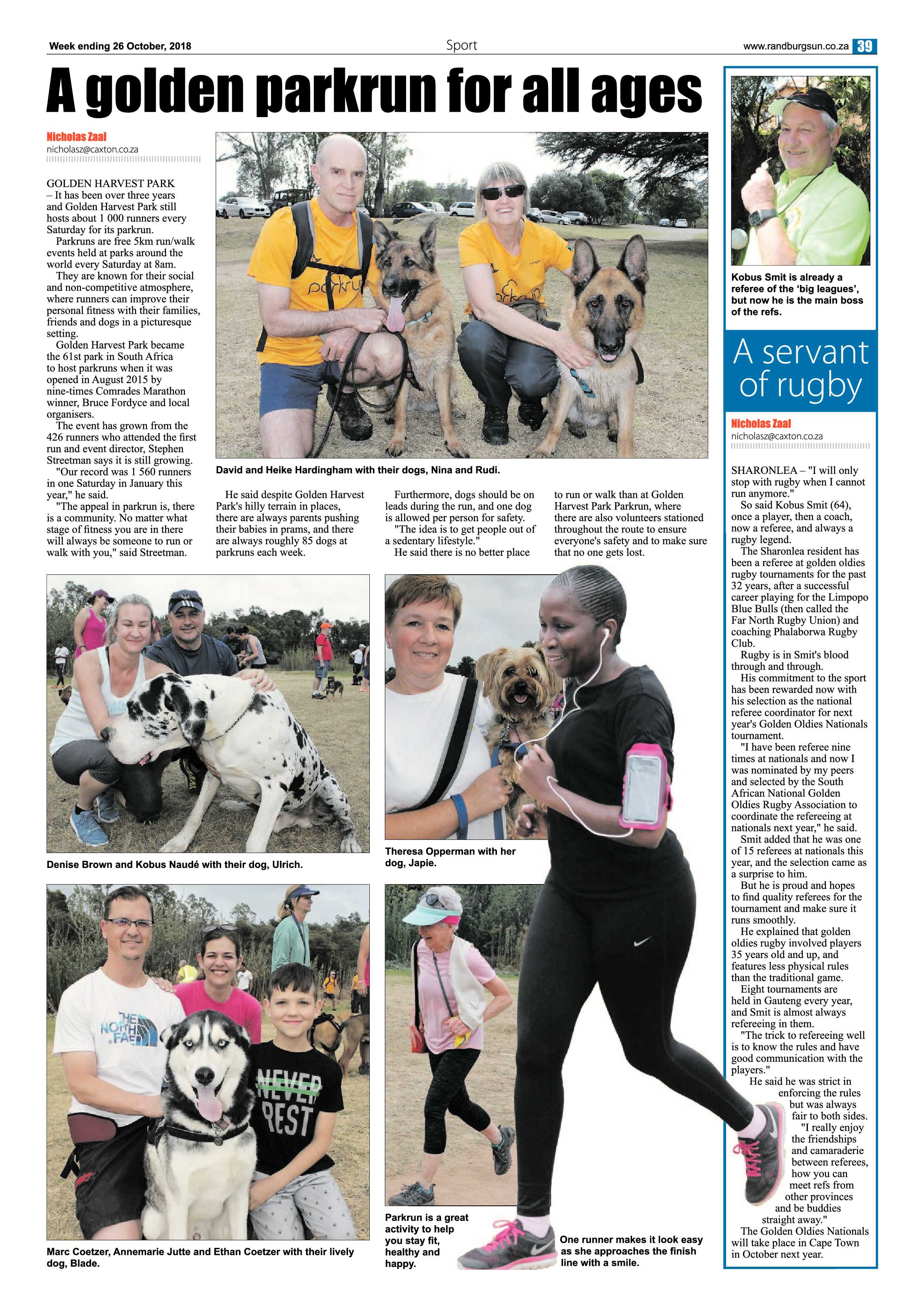Randburg Sun 26 October 2018 page 39