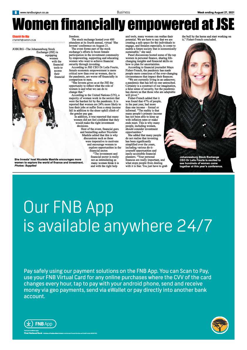 Randburg Sun 27 August 2021 page 10