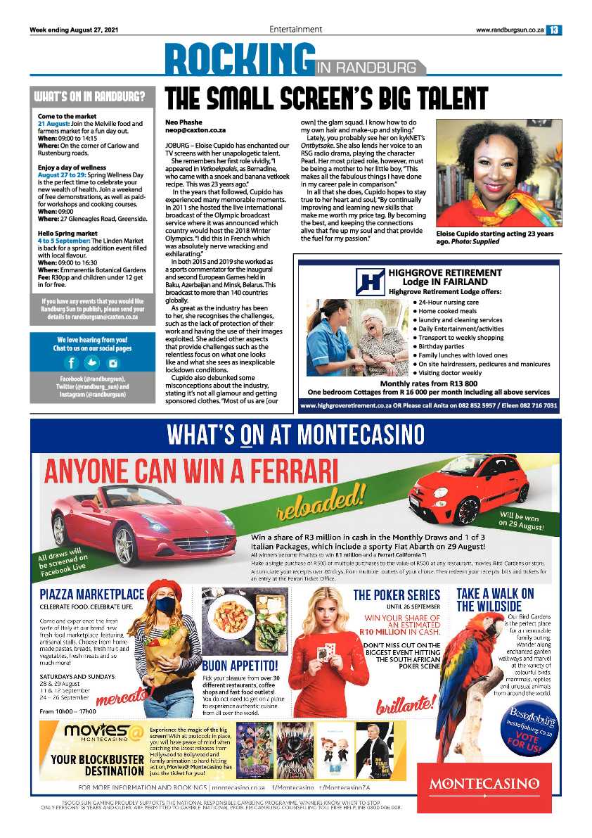 Randburg Sun 27 August 2021 page 15