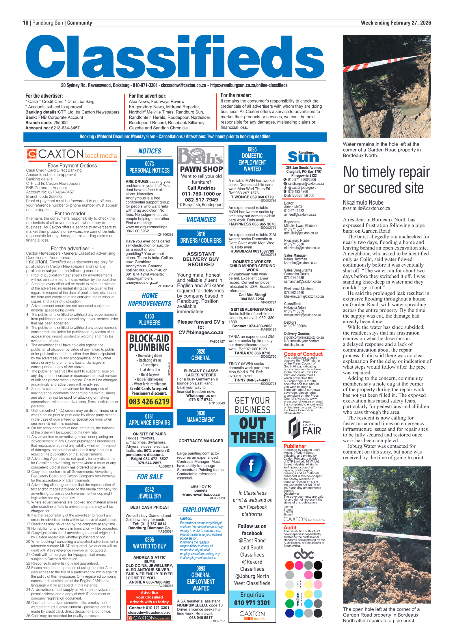 Randburg Sun 27 February 2026 page 10