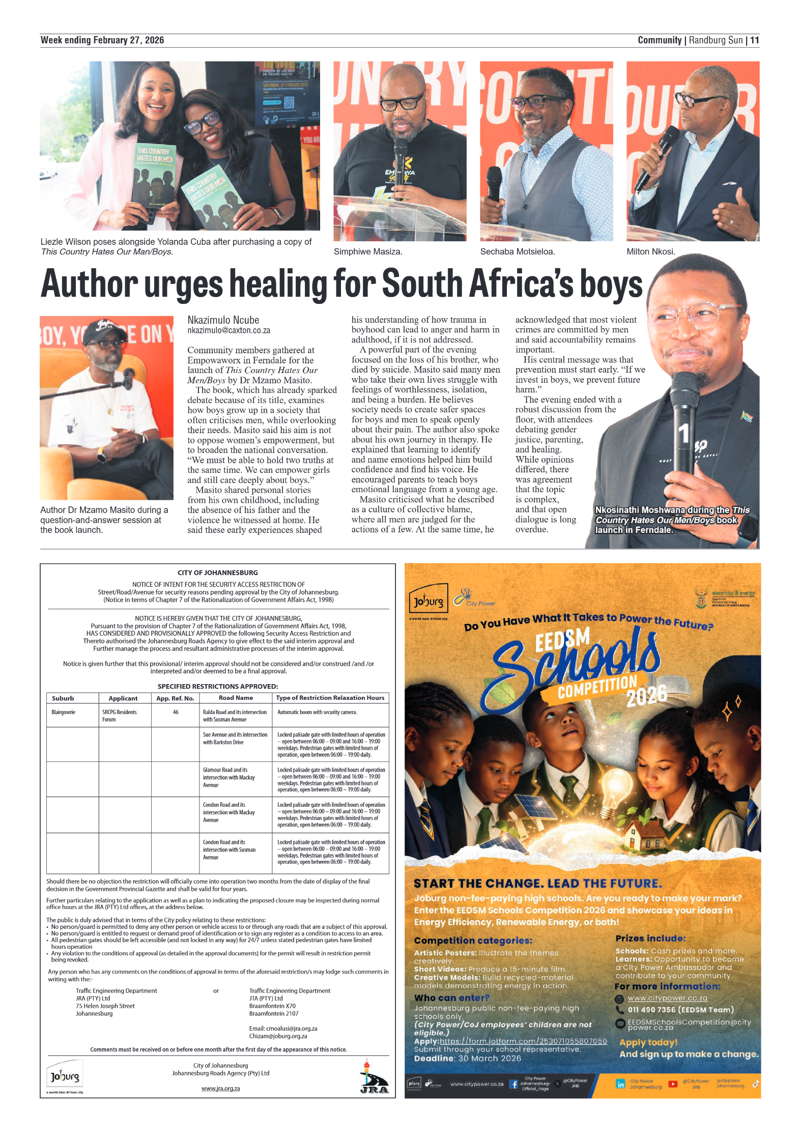 Randburg Sun 27 February 2026 page 11