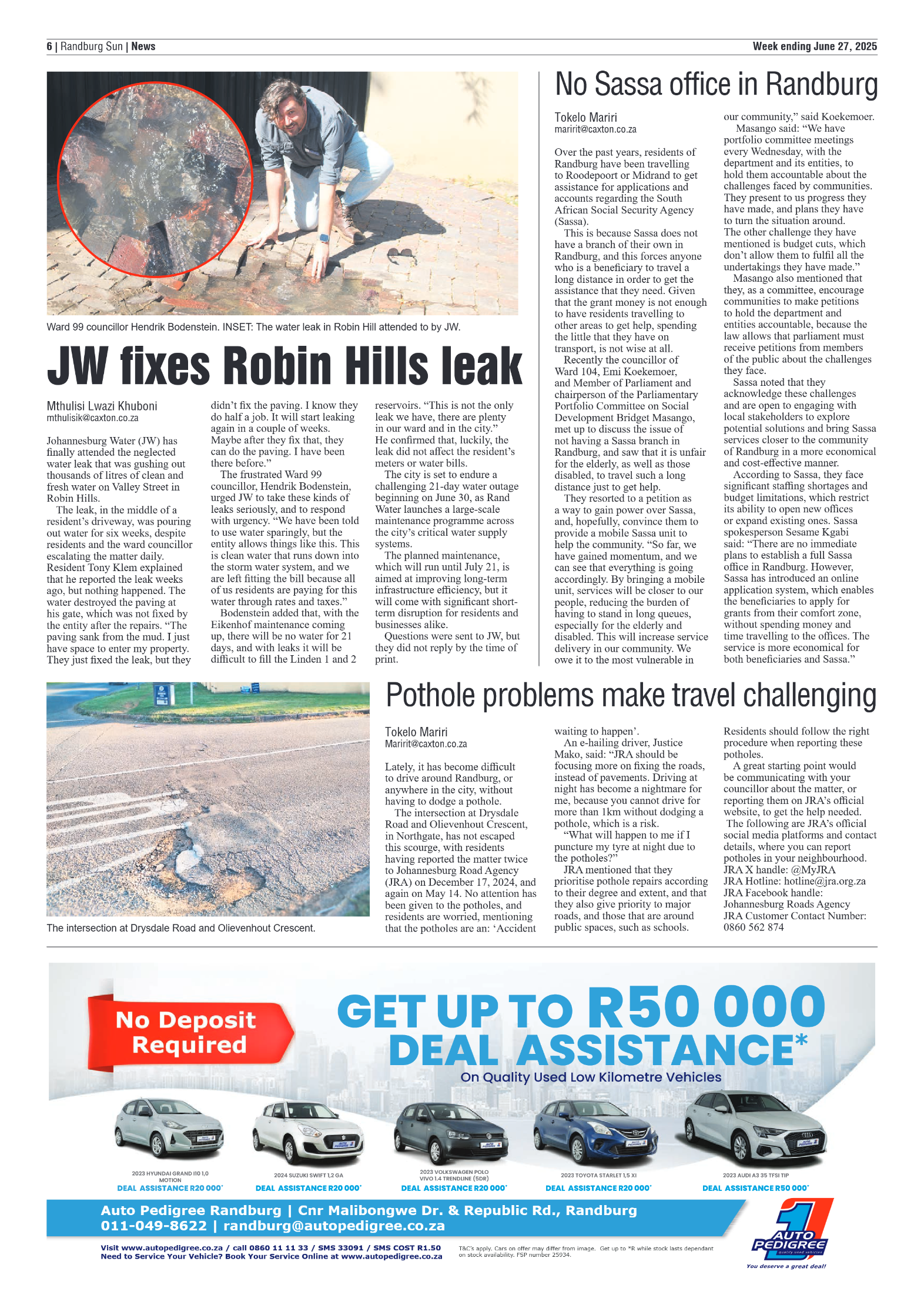 Randburg Sun 27 June 2025 page 6