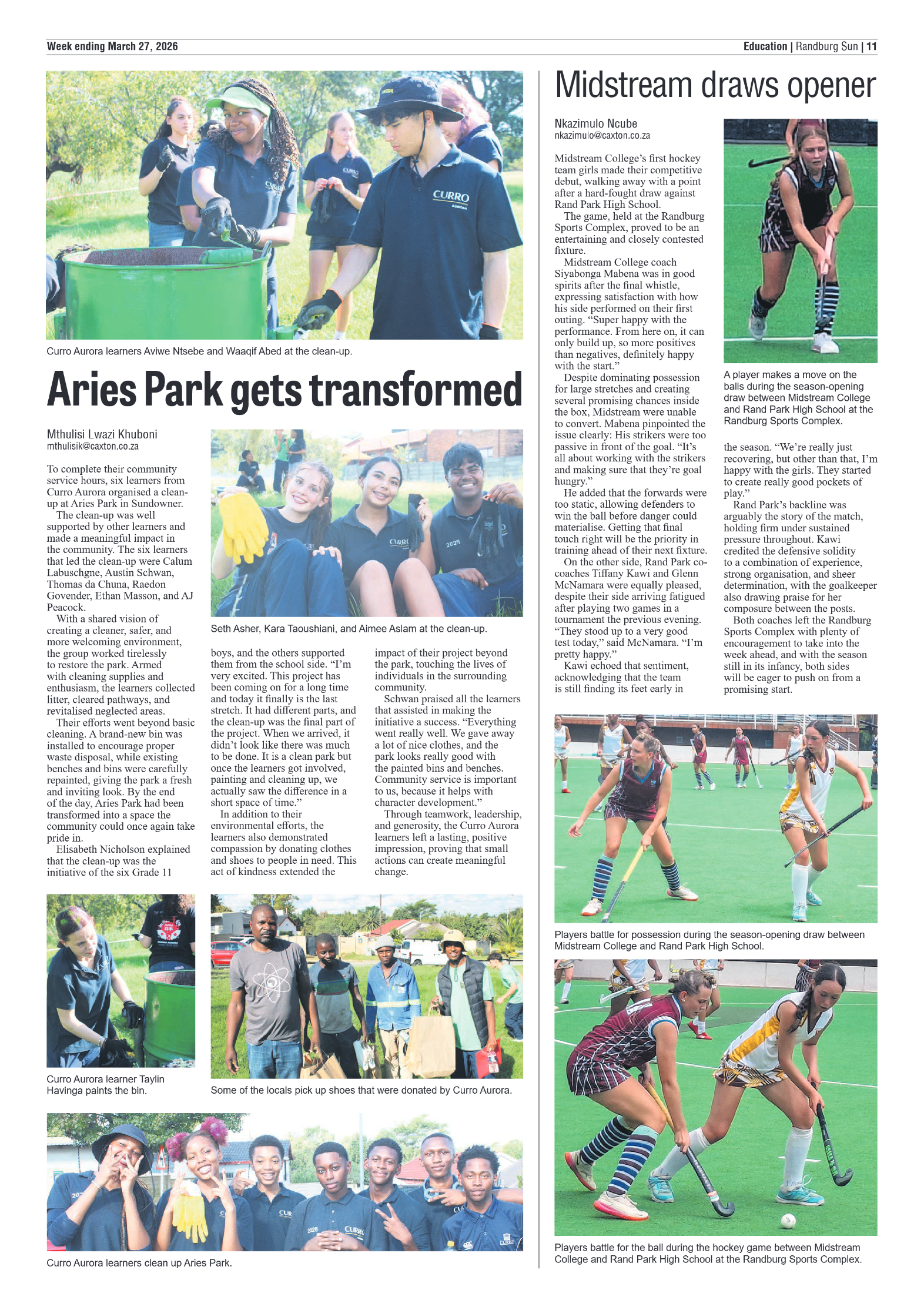 Randburg Sun 27 March 2026 page 11