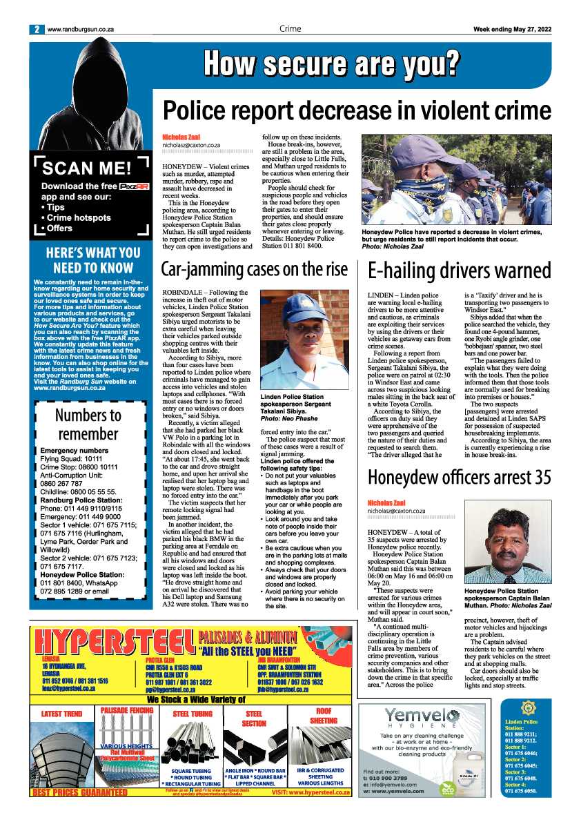 Randburg Sun 27 May 2022 page 2