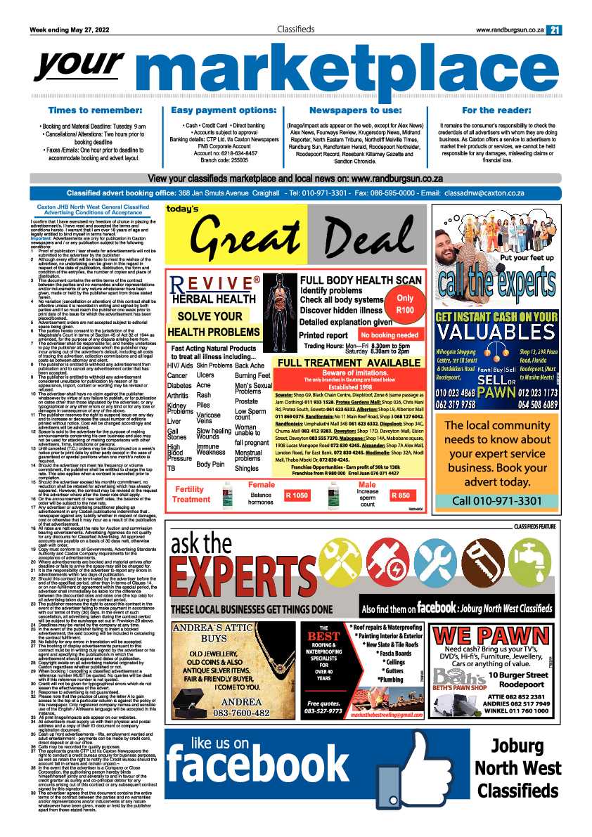 Randburg Sun 27 May 2022 page 21