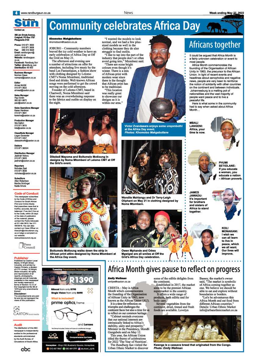 Randburg Sun 27 May 2022 page 4
