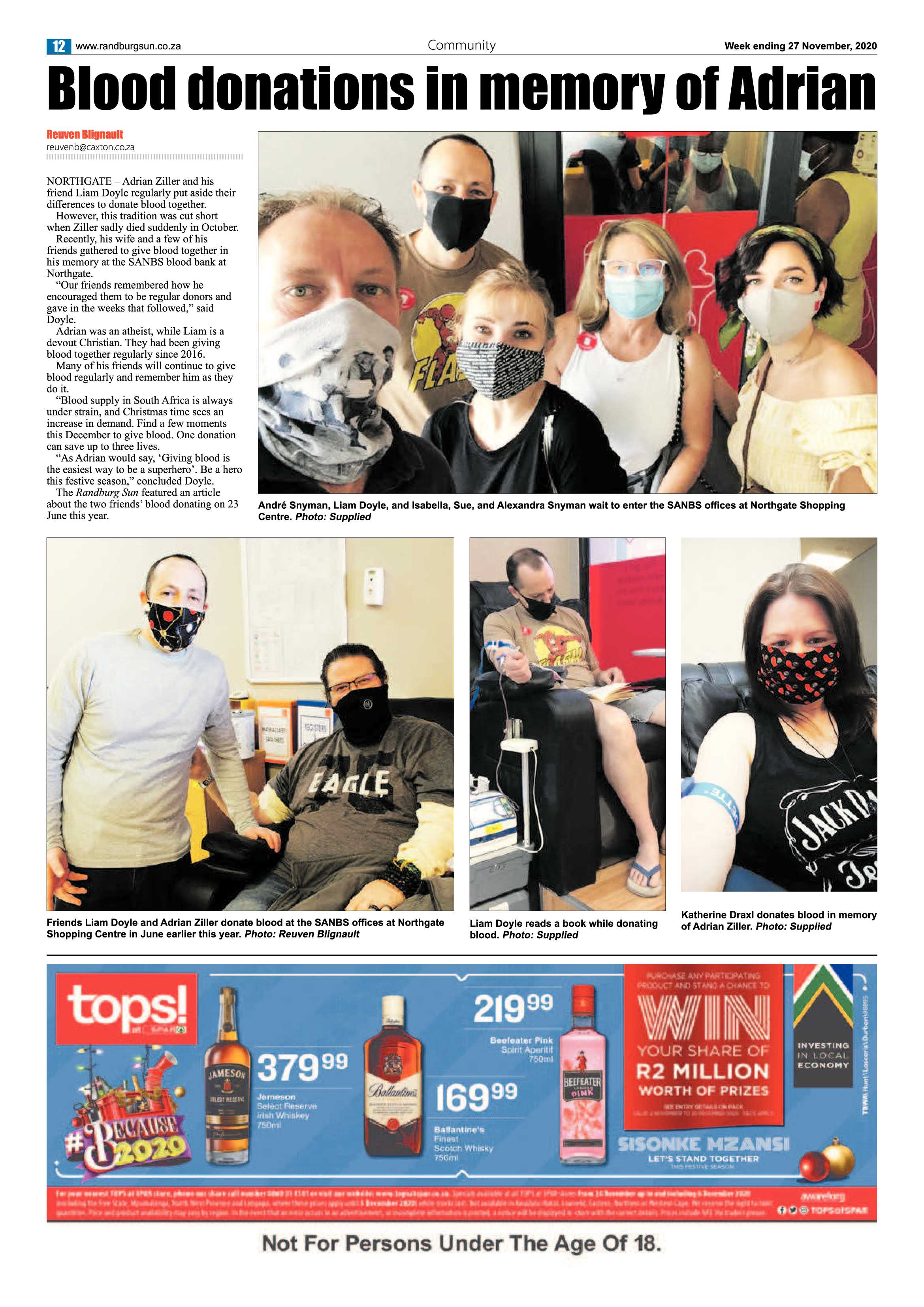 Randburg Sun 27 November 2020 page 12