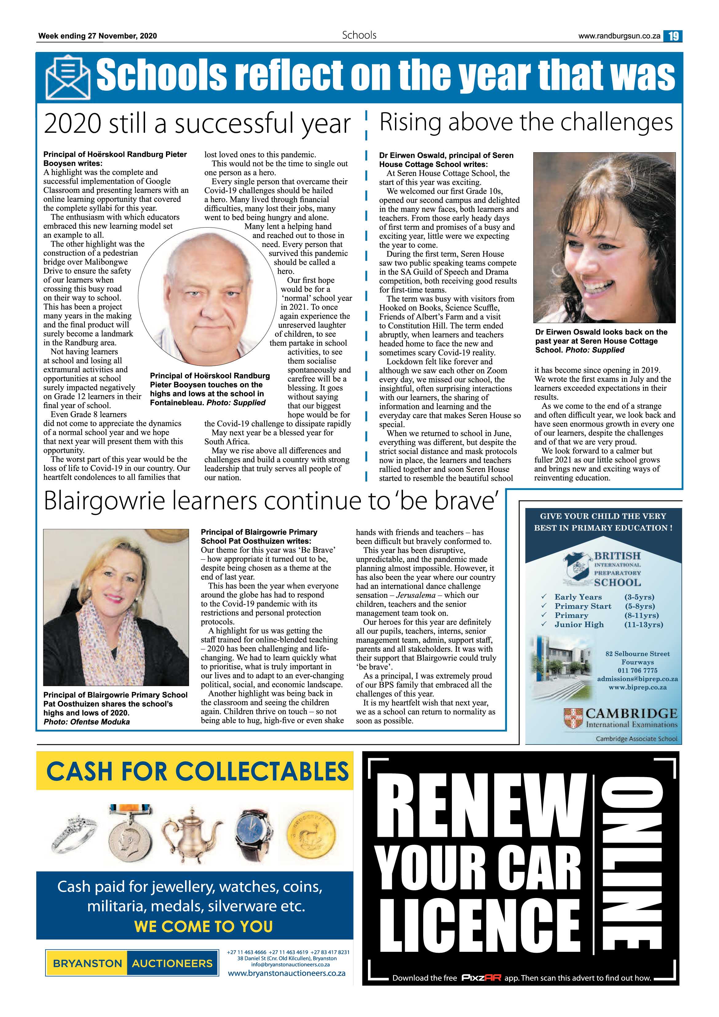 Randburg Sun 27 November 2020 page 19