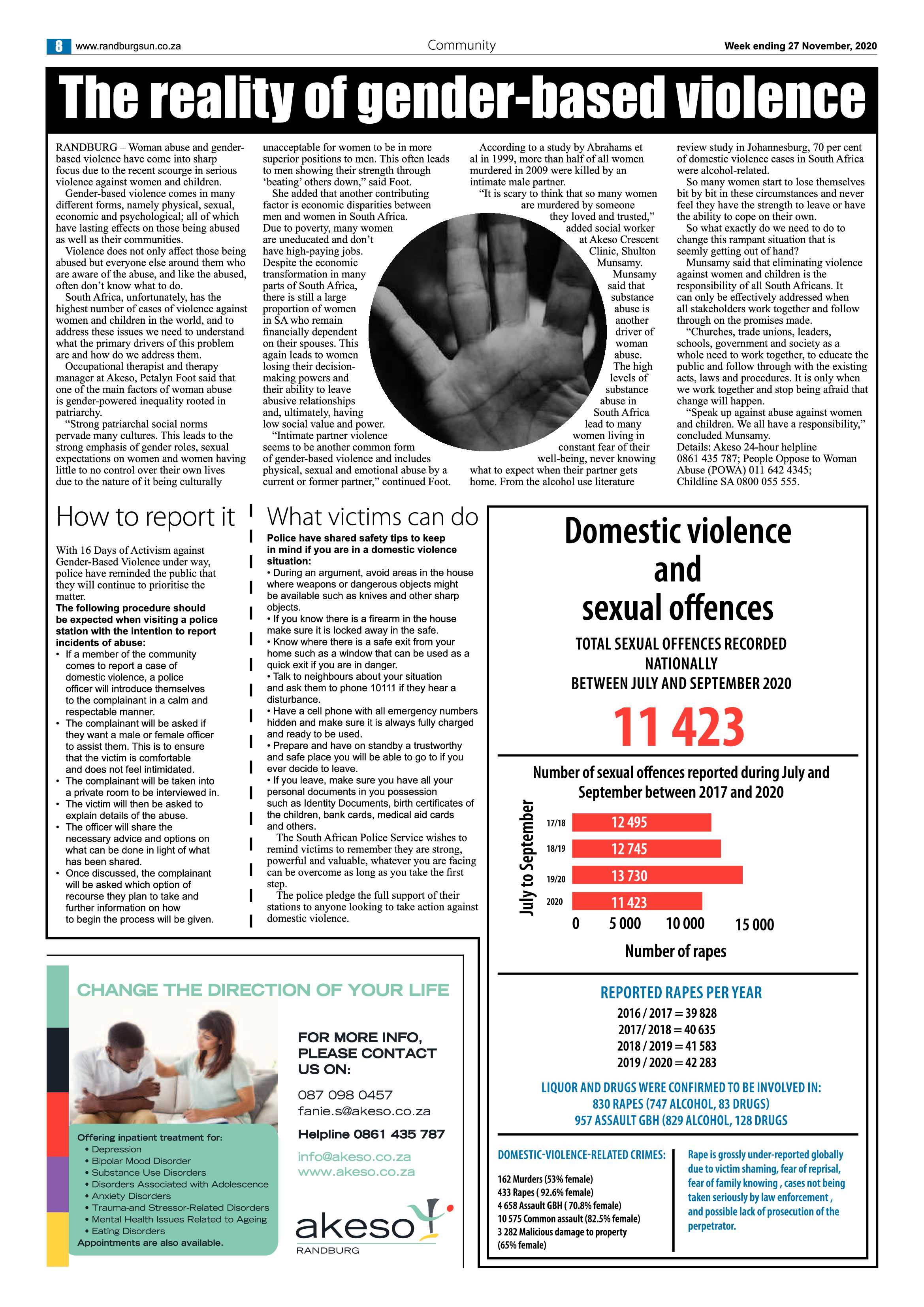Randburg Sun 27 November 2020 page 8