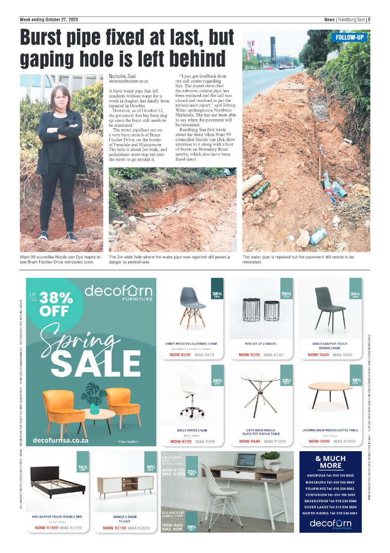 Randburg Sun 27 October 2023 page 5