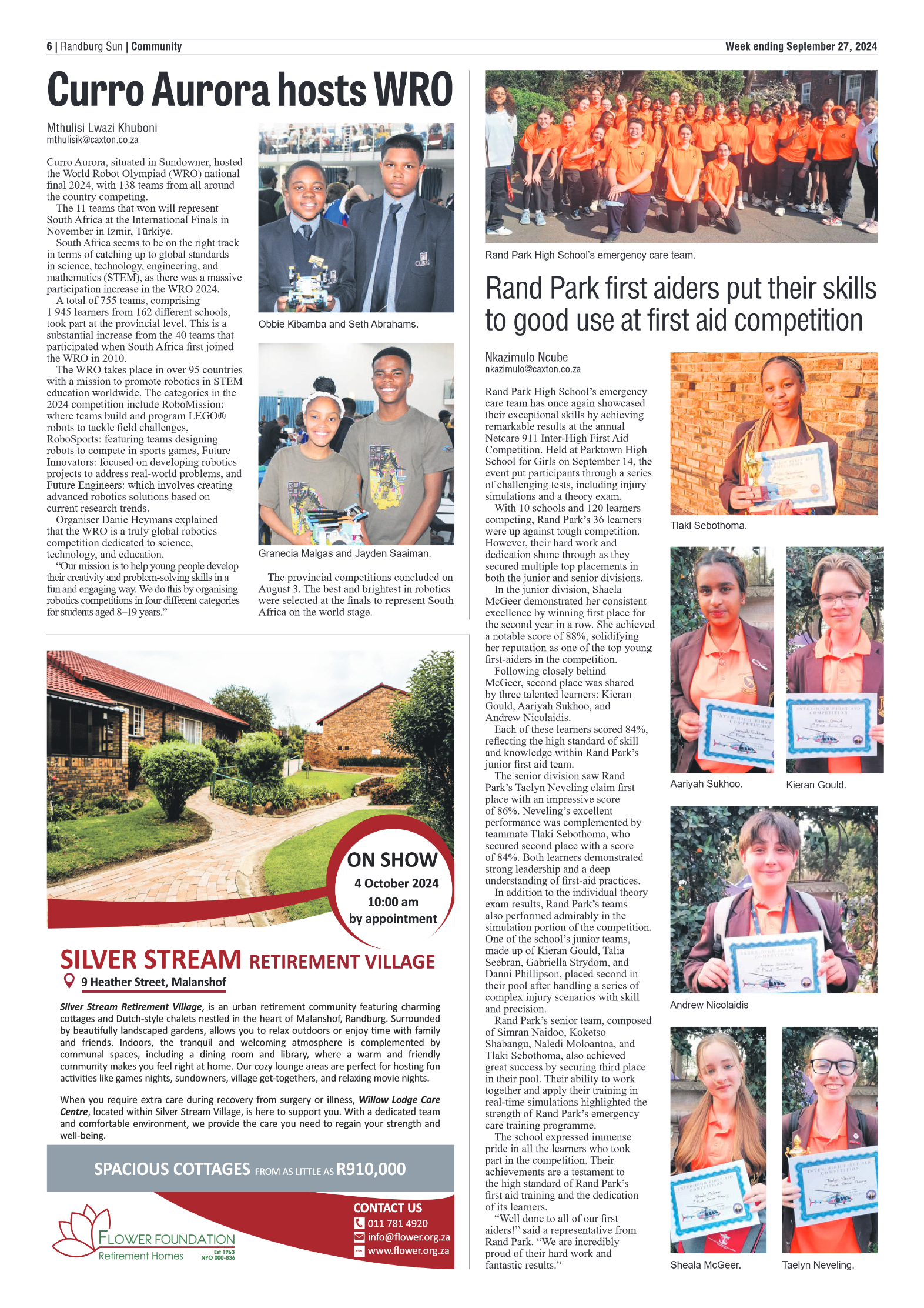 Randburg Sun 27 September 2024 page 6