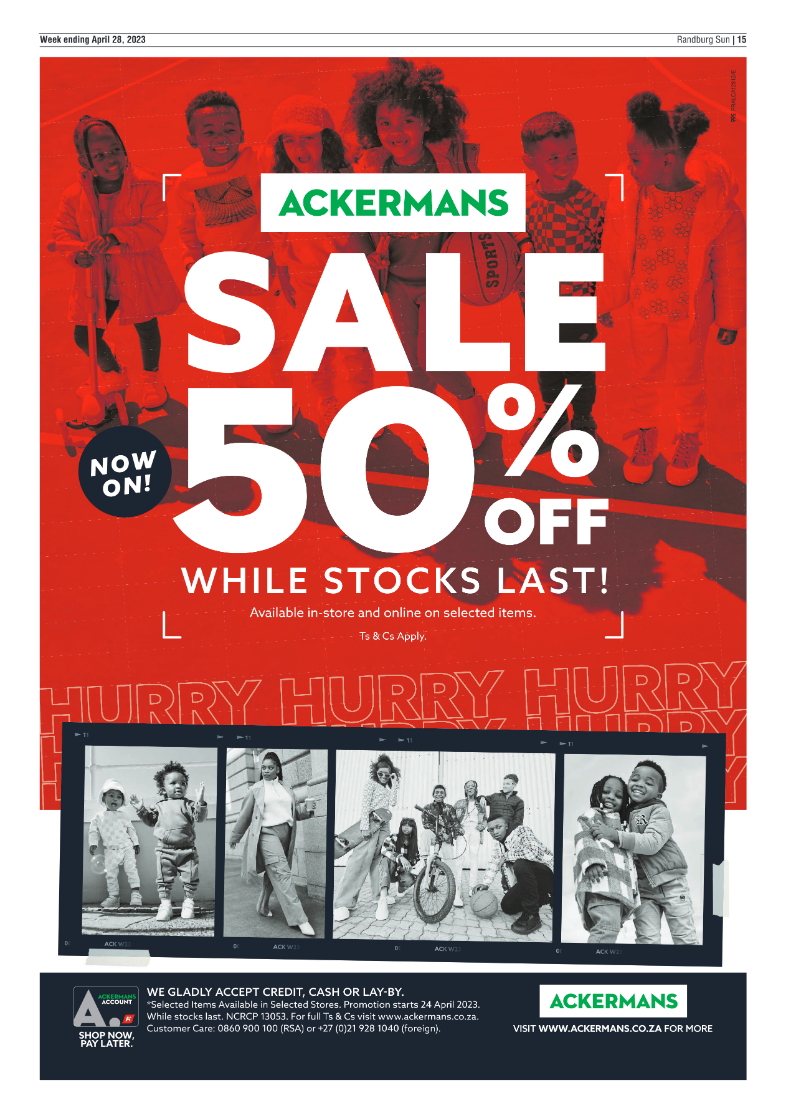 Randburg Sun 28 April 2023 page 15