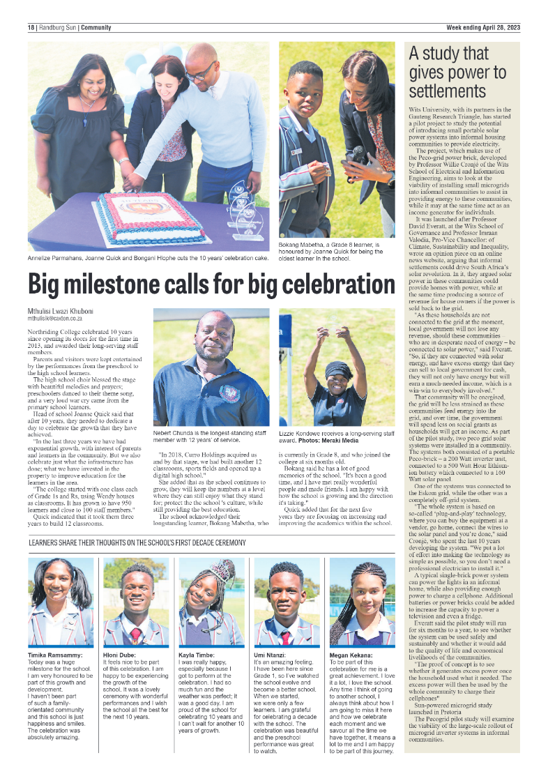 Randburg Sun 28 April 2023 page 18