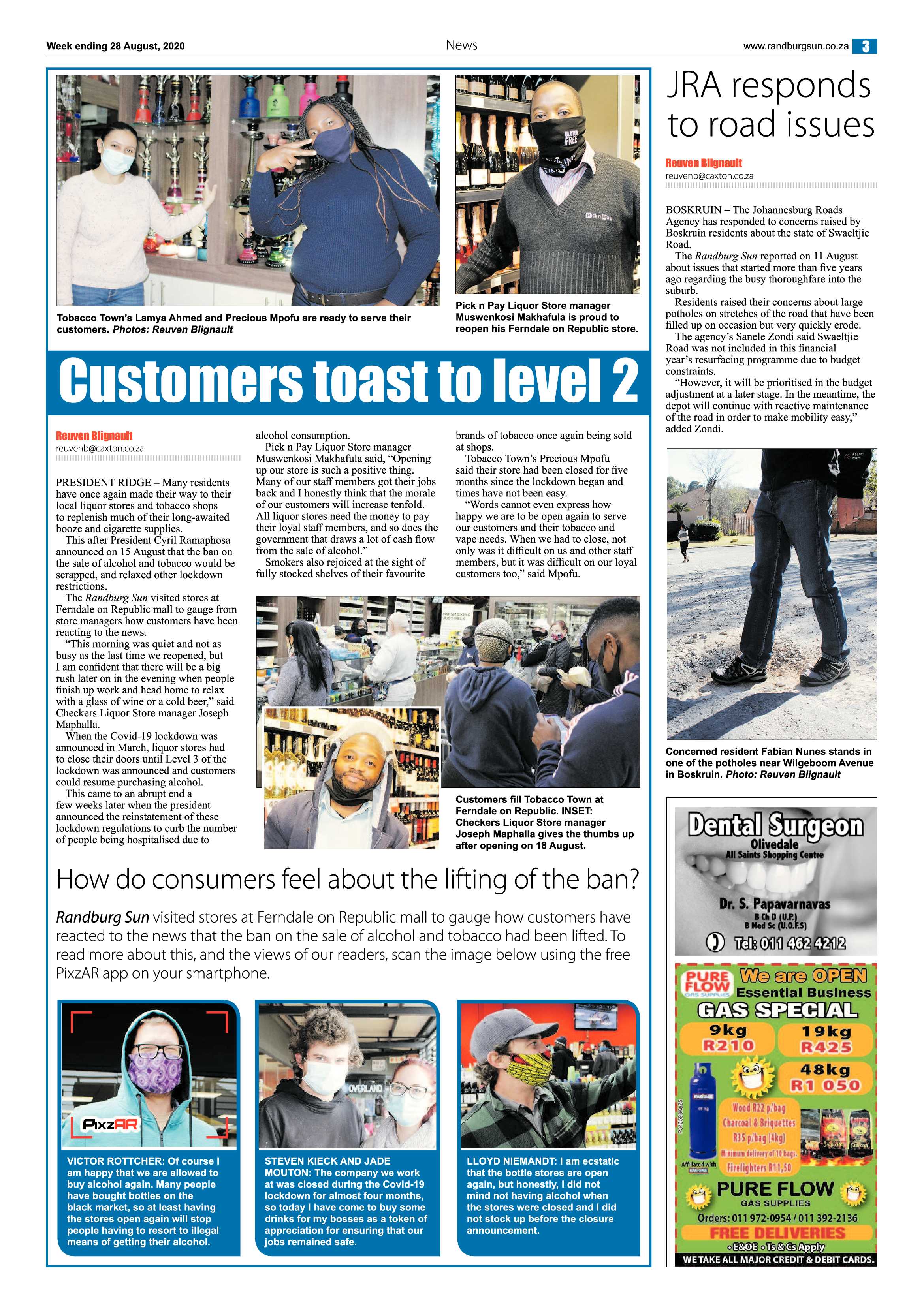 Randburg Sun 28 August 2020 page 3
