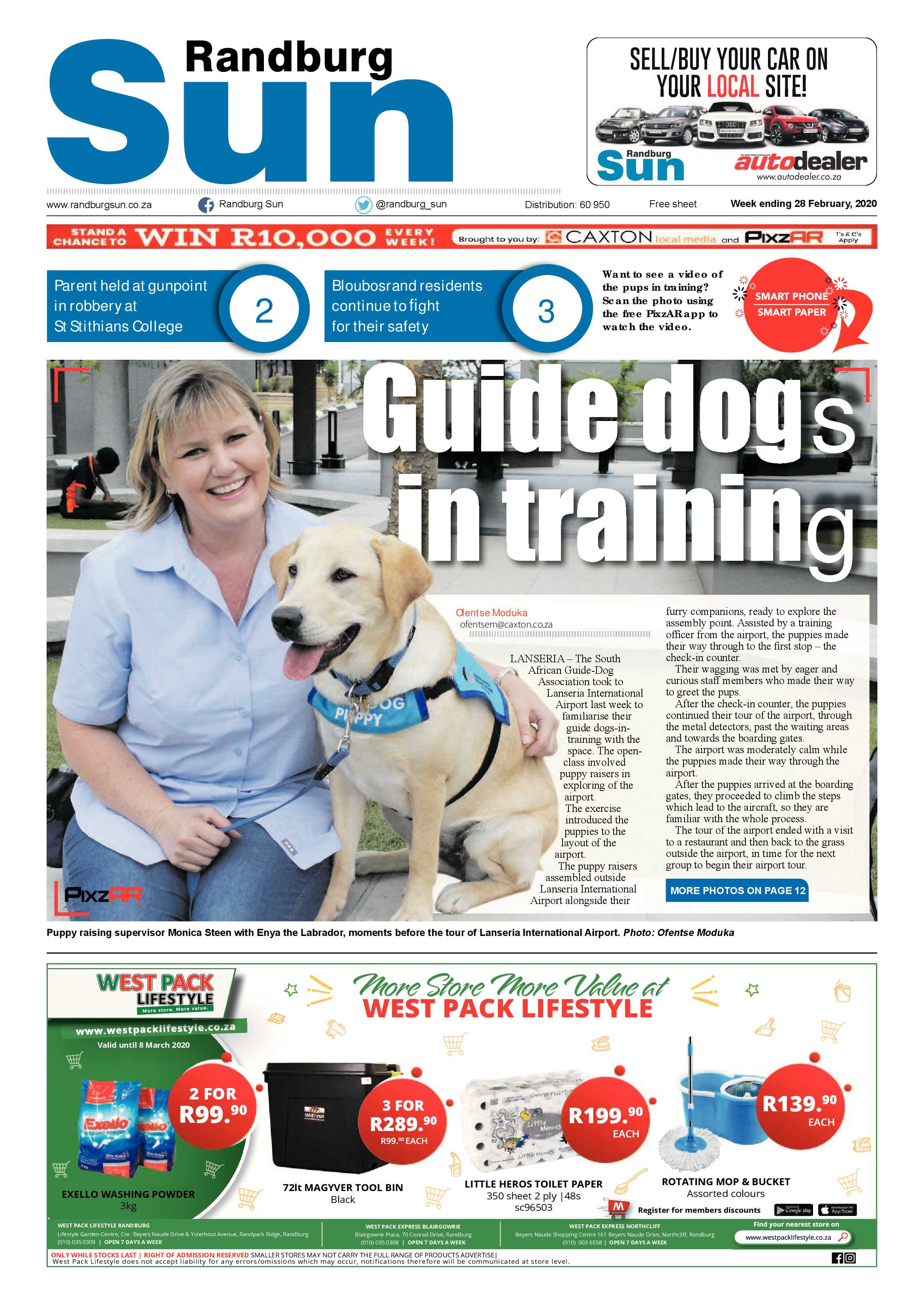 Randburg Sun 28 February 2020 page 1