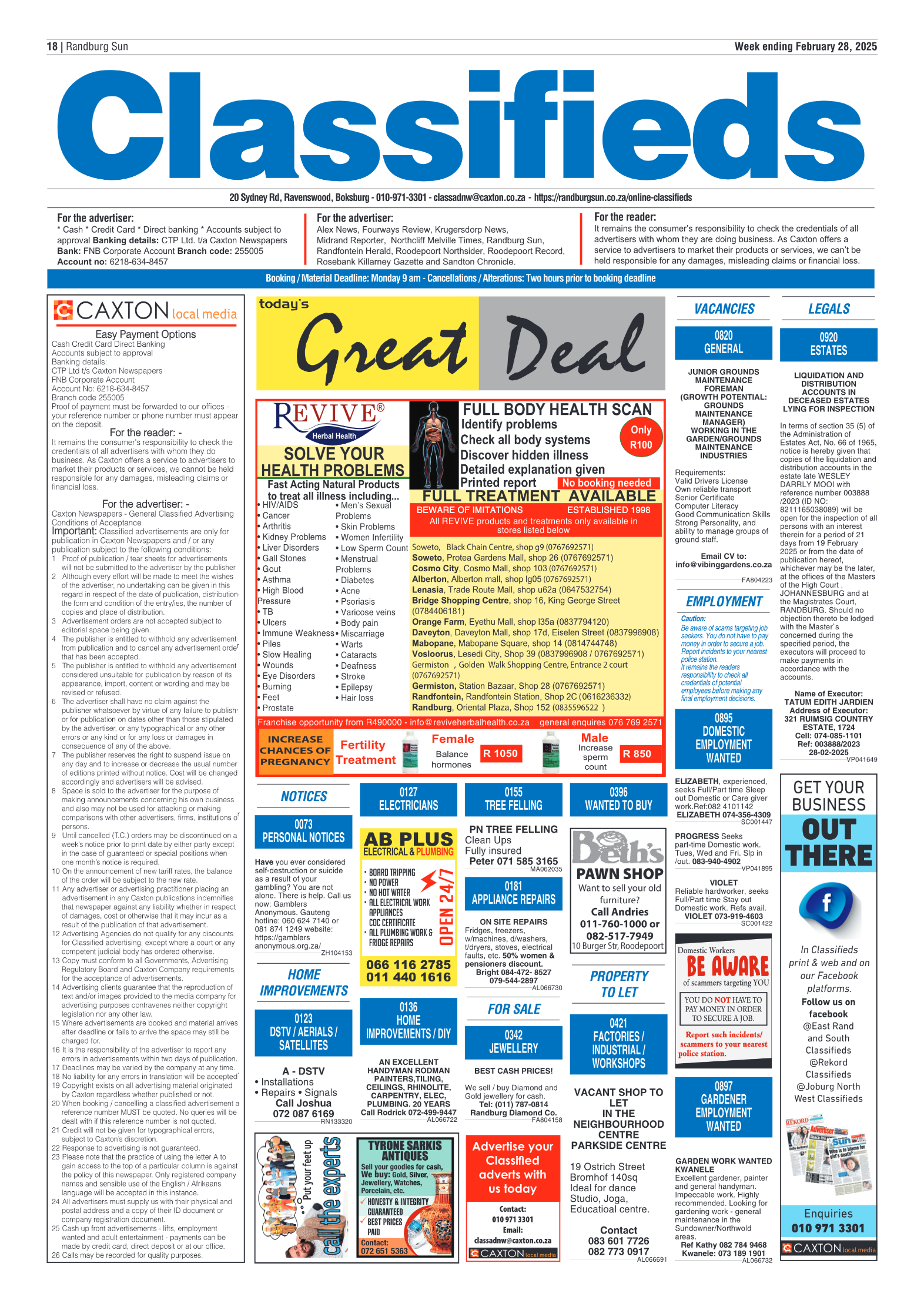 Randburg Sun 28 February 2025 page 18