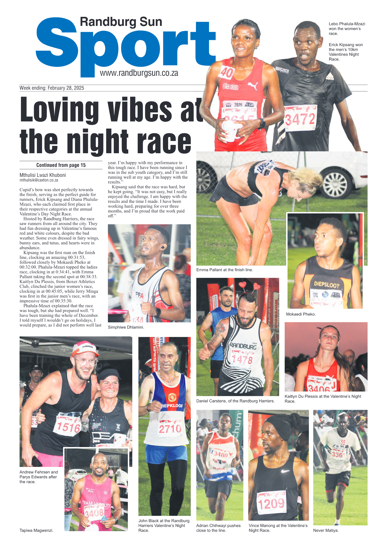 Randburg Sun 28 February 2025 page 20