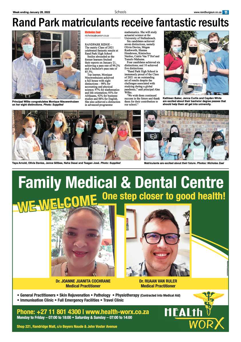 Randburg Sun 28 January 2022 page 11