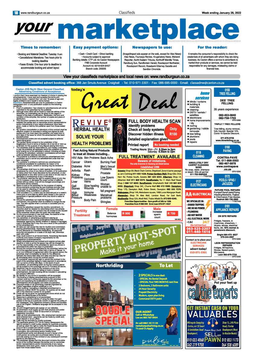 Randburg Sun 28 January 2022 page 18