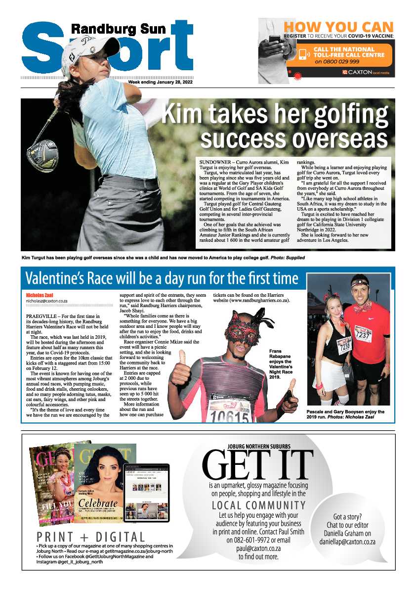 Randburg Sun 28 January 2022 page 20