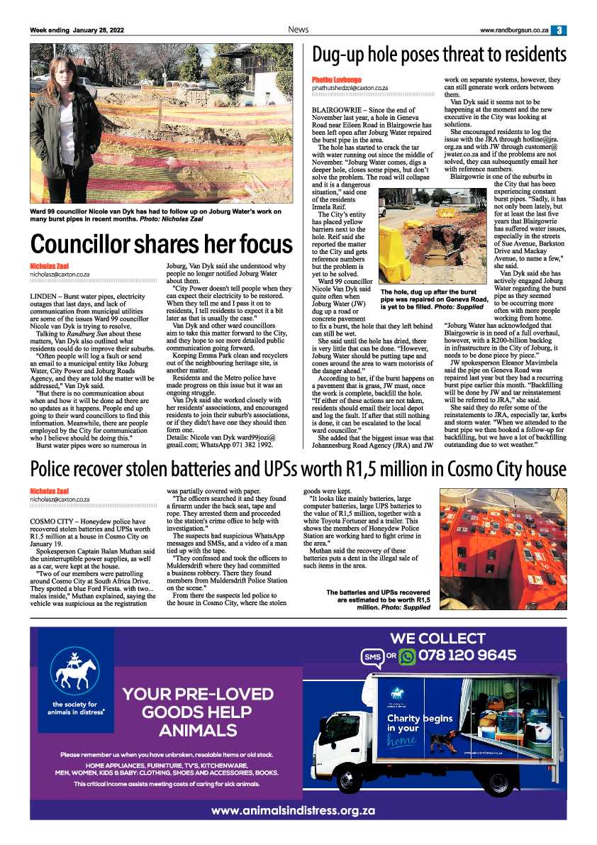 Randburg Sun 28 January 2022 page 3