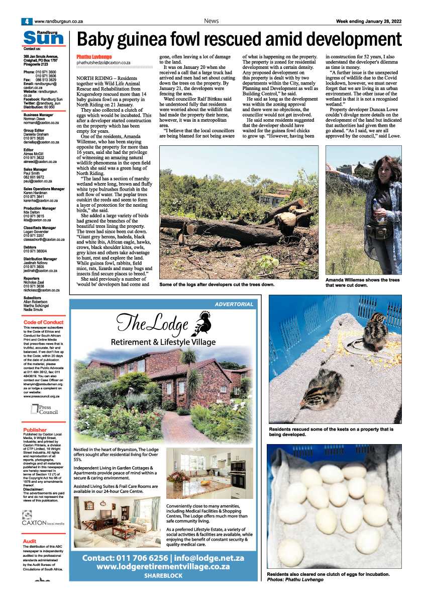 Randburg Sun 28 January 2022 page 4