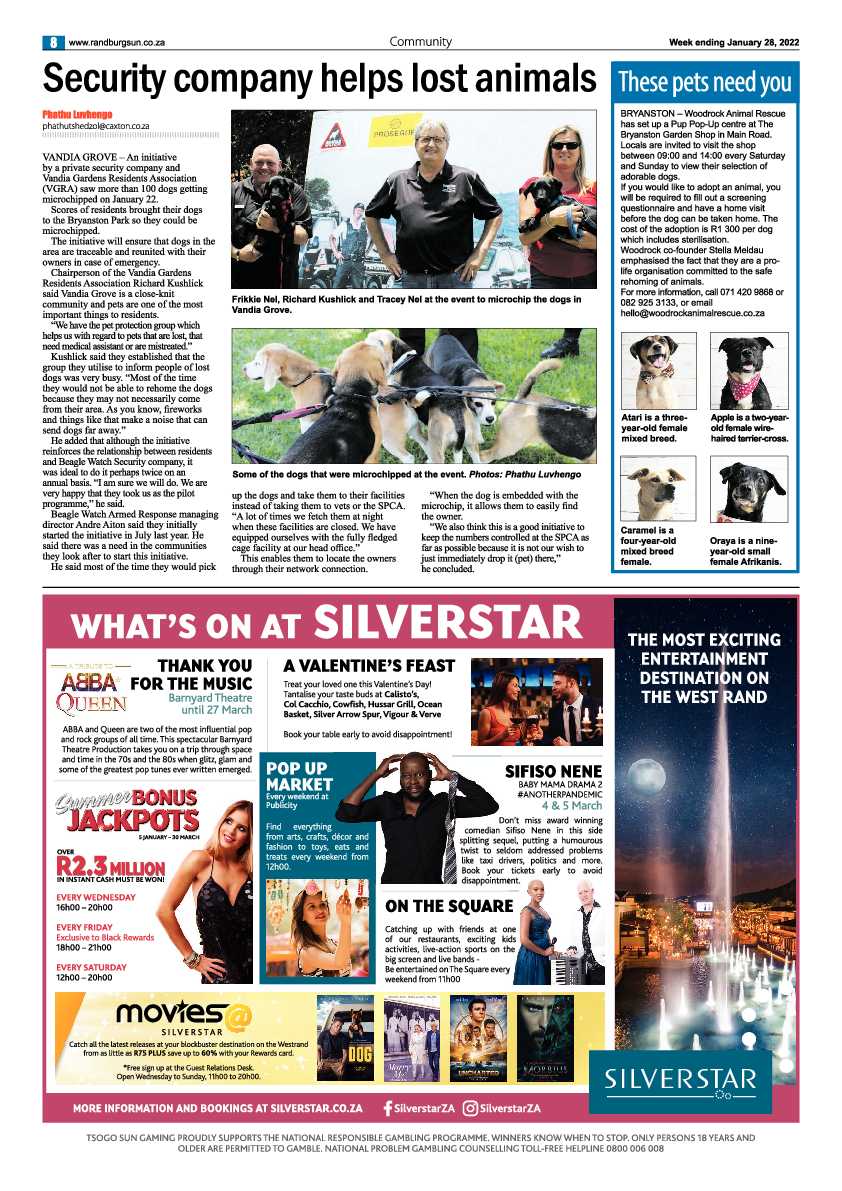 Randburg Sun 28 January 2022 page 8