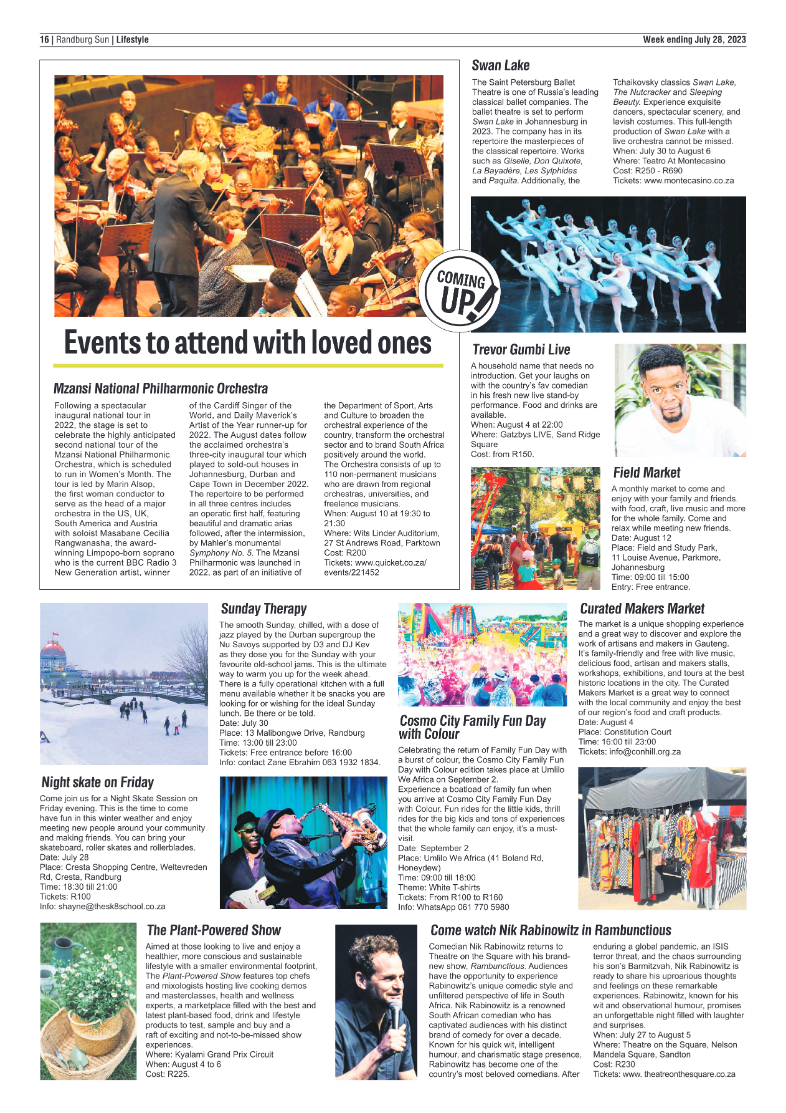 Randburg Sun 28 July 2023 page 16