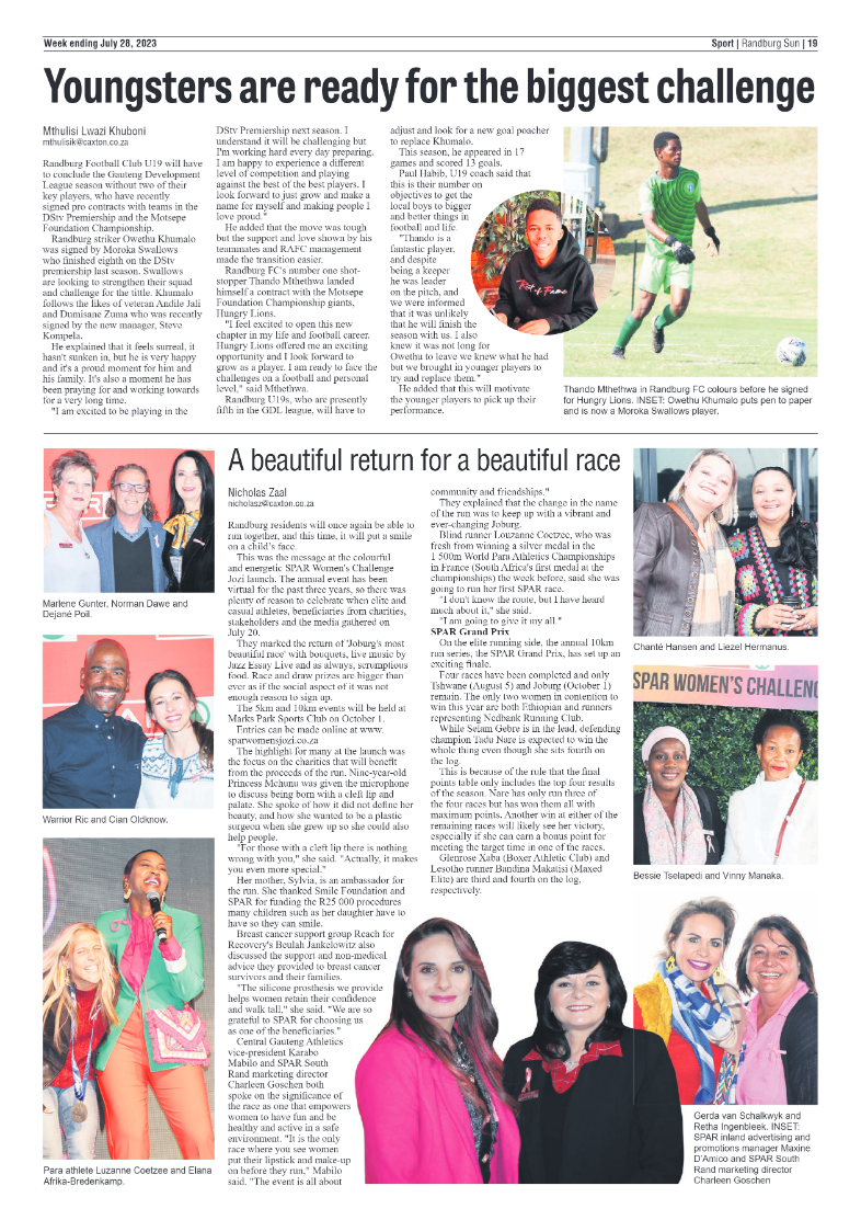 Randburg Sun 28 July 2023 page 19