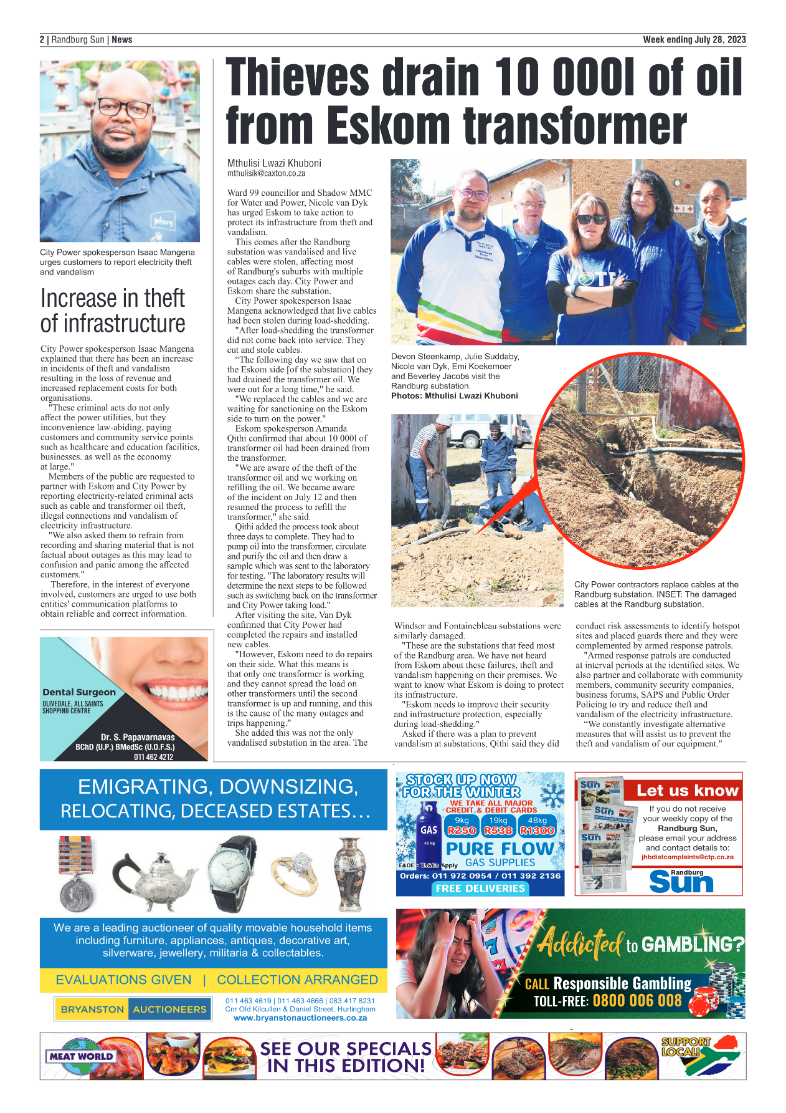 Randburg Sun 28 July 2023 page 2
