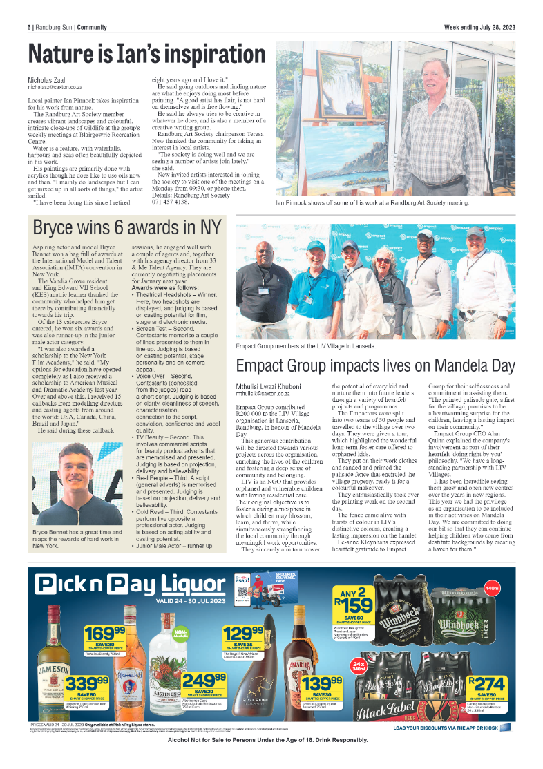 Randburg Sun 28 July 2023 page 6