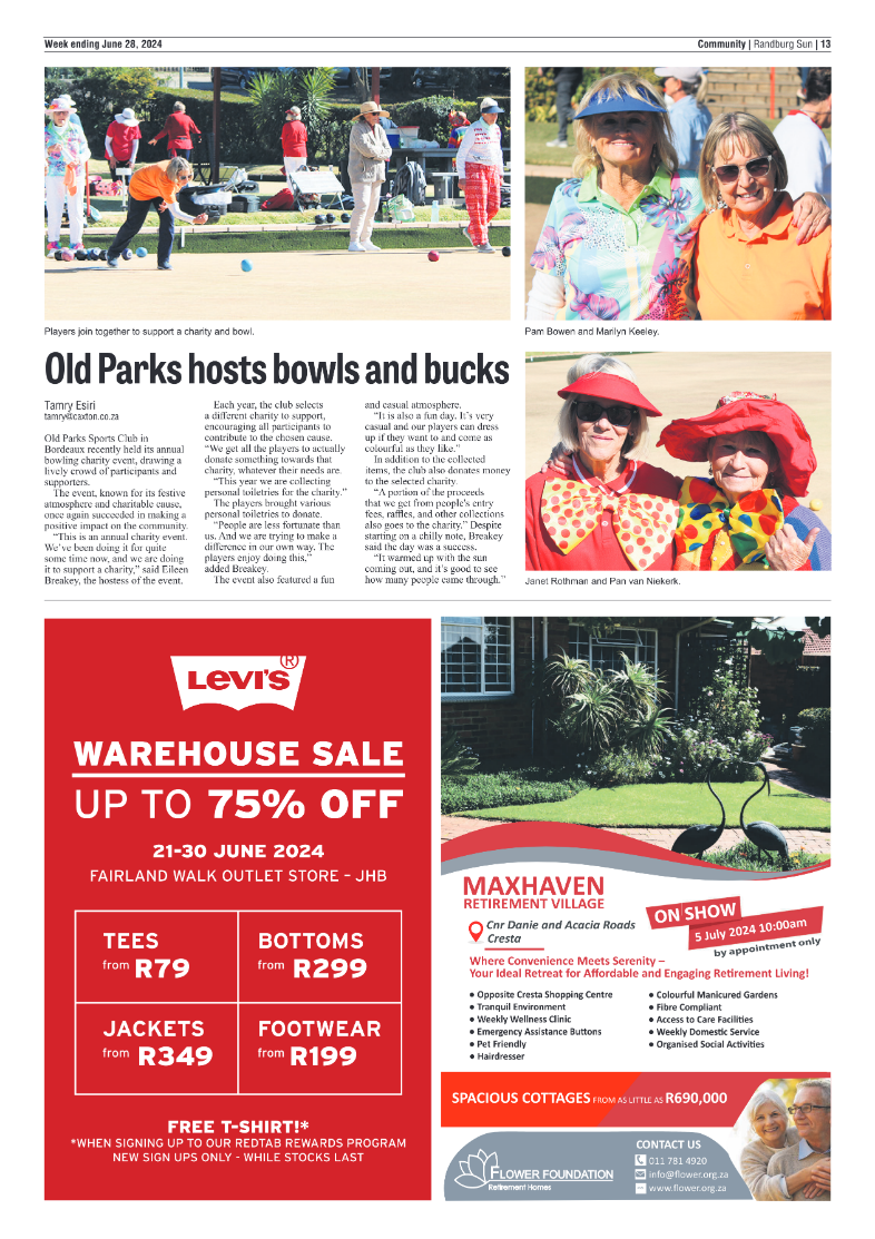 Randburg Sun 28 June 2024 page 13
