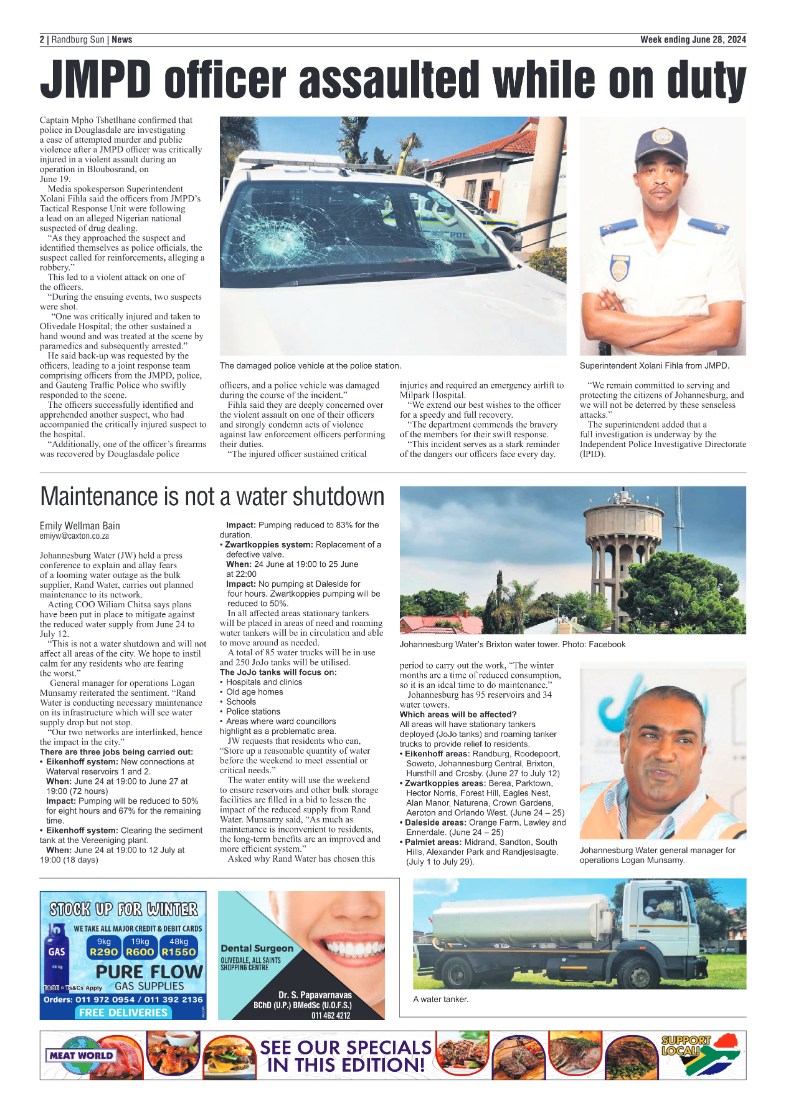 Randburg Sun 28 June 2024 page 2