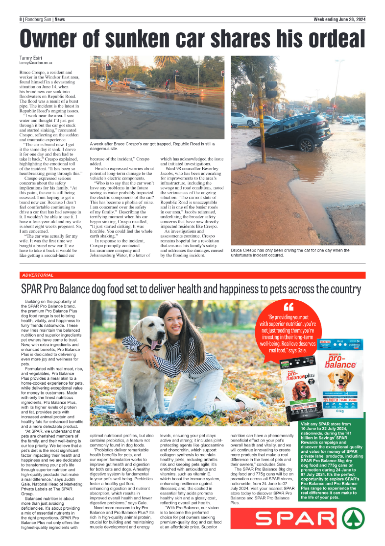 Randburg Sun 28 June 2024 page 8