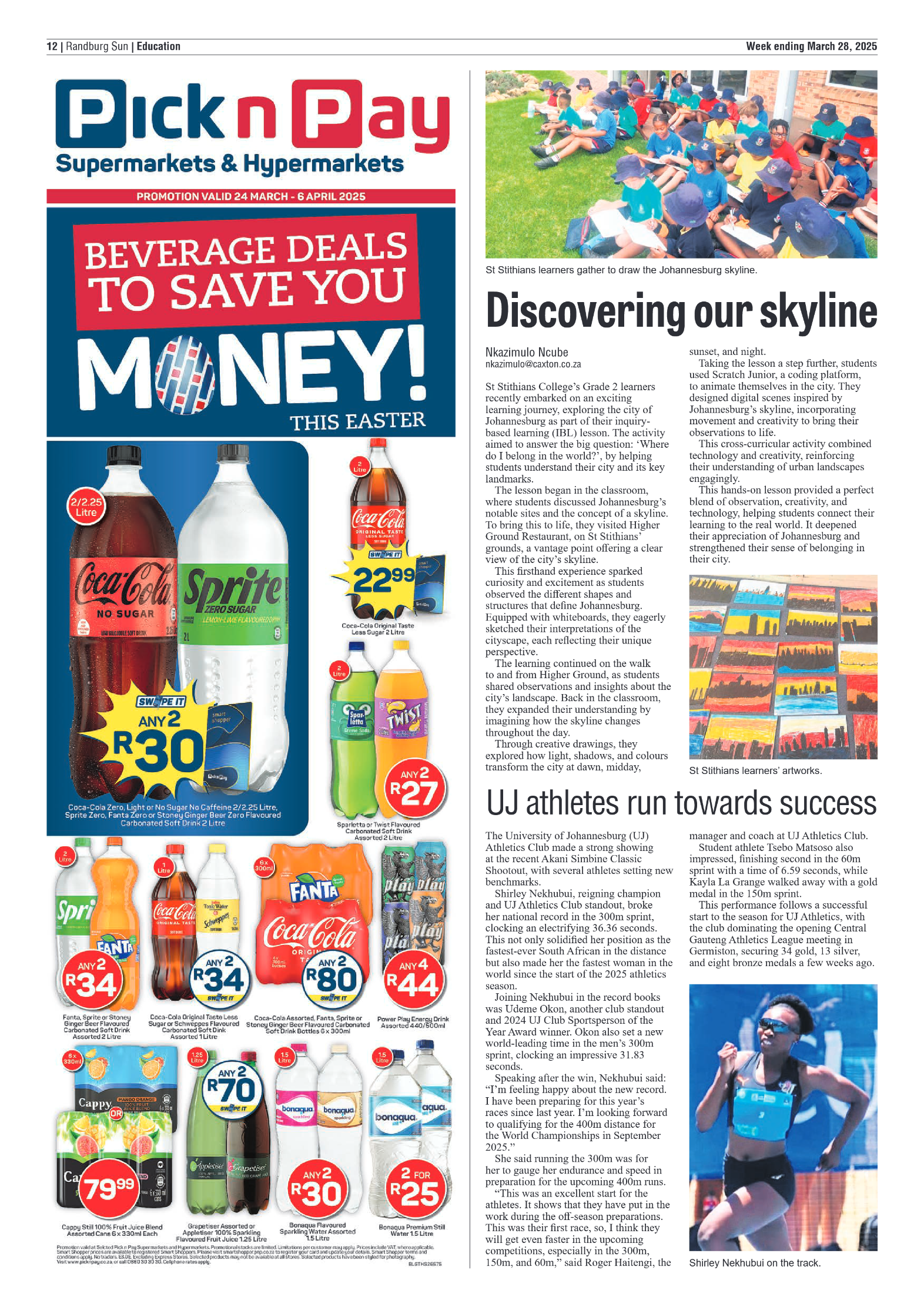 Randburg Sun 28 March 2025 page 12