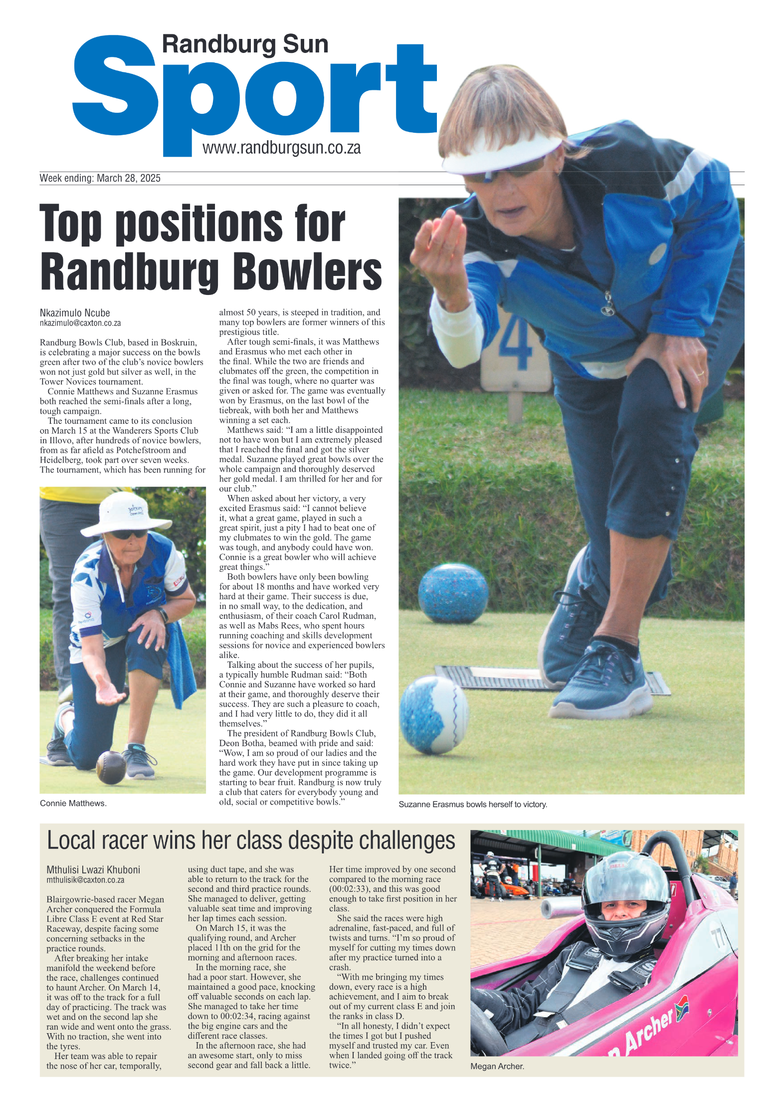 Randburg Sun 28 March 2025 page 16
