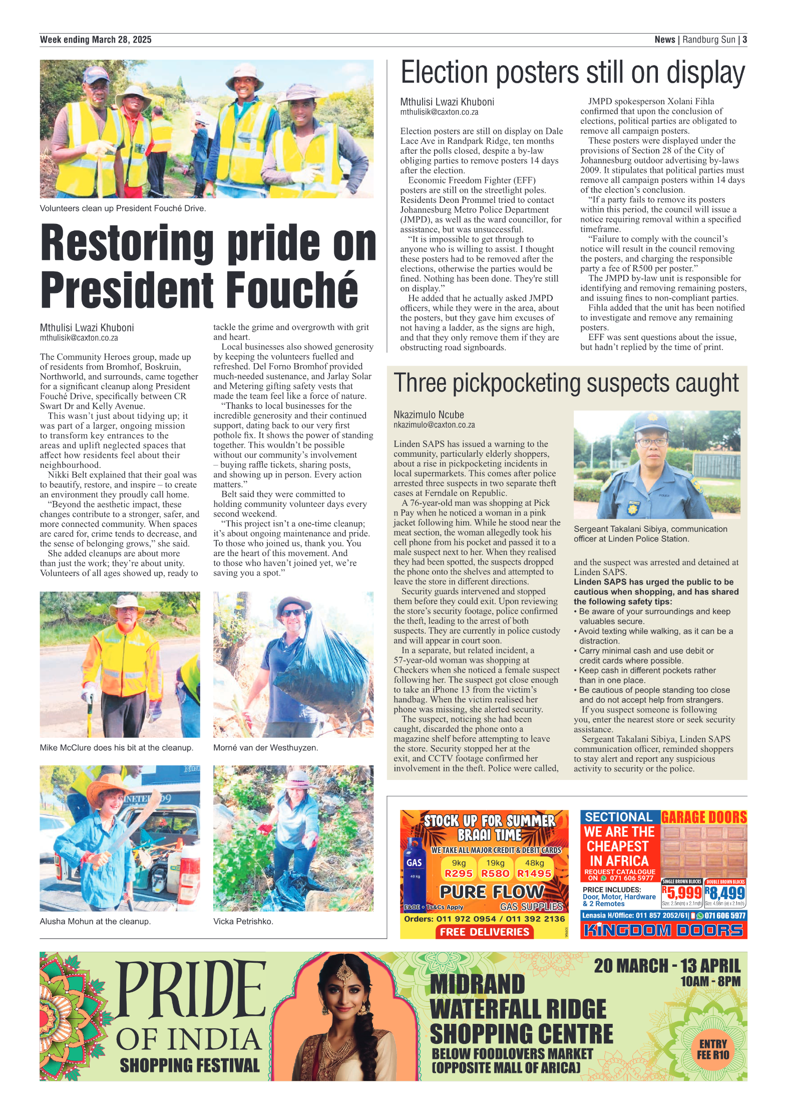 Randburg Sun 28 March 2025 page 3