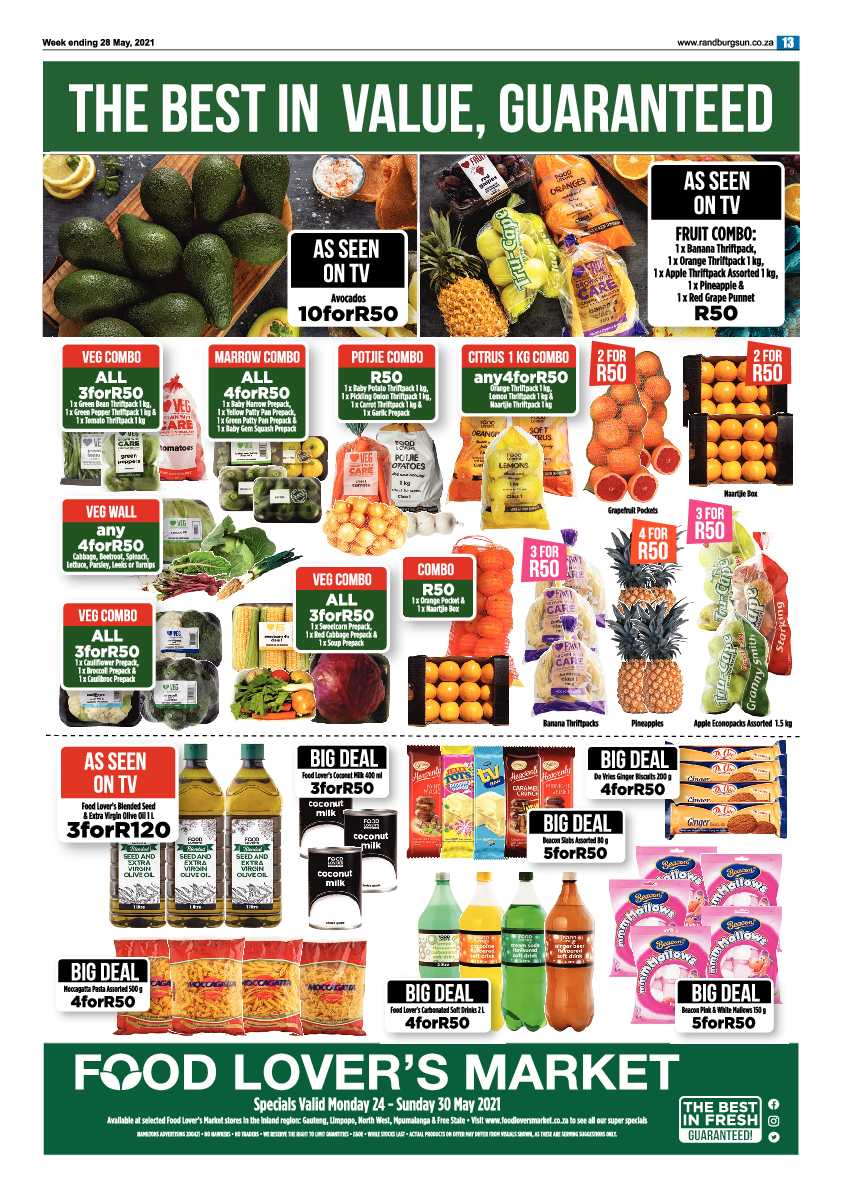 Randburg Sun 28 May 2021 page 13