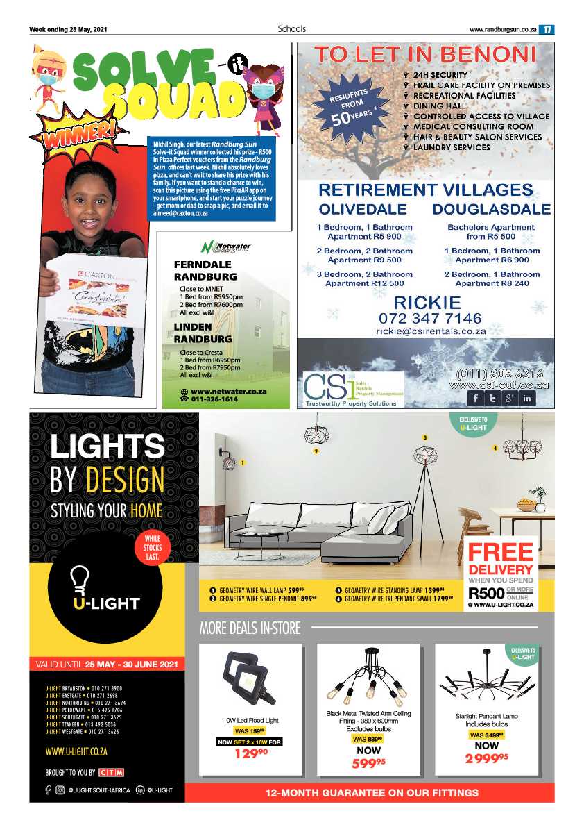 Randburg Sun 28 May 2021 page 17