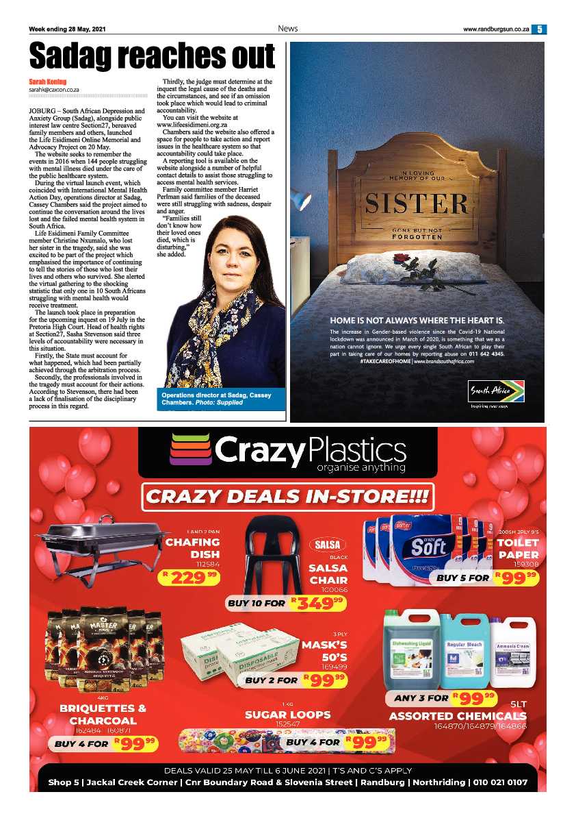 Randburg Sun 28 May 2021 page 5