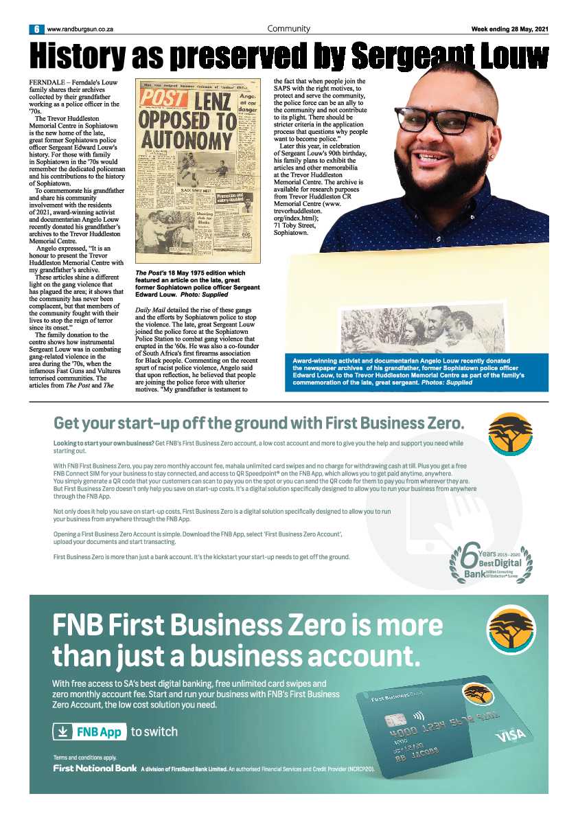 Randburg Sun 28 May 2021 page 6