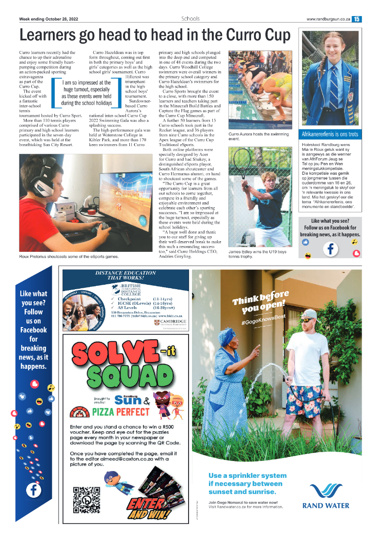 Randburg Sun 28 Ocober 2022 page 15