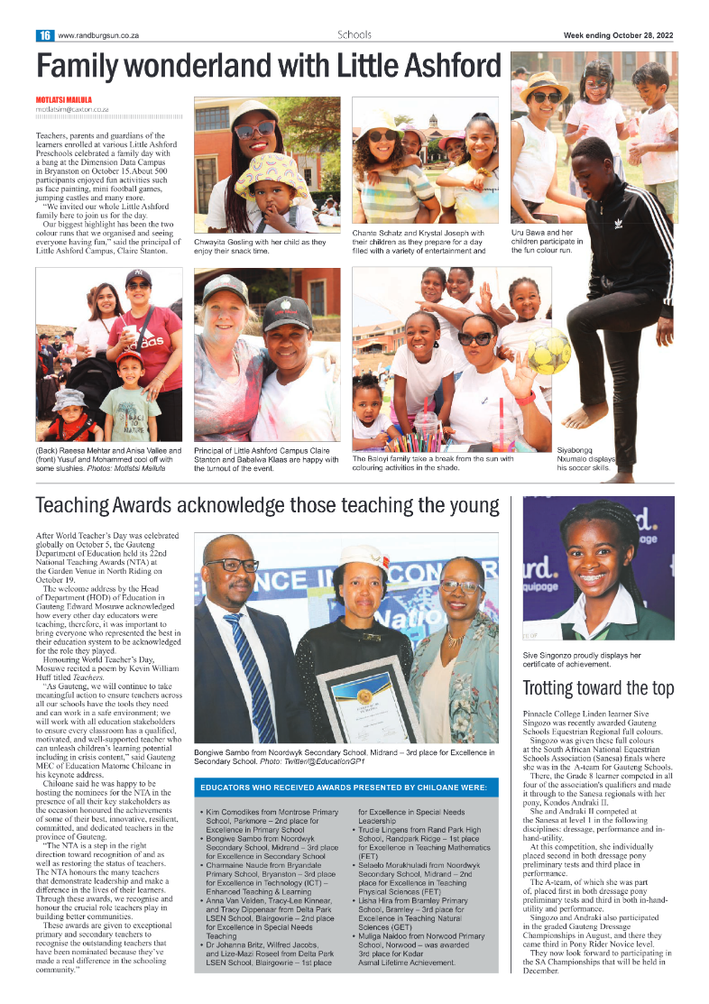 Randburg Sun 28 Ocober 2022 page 16