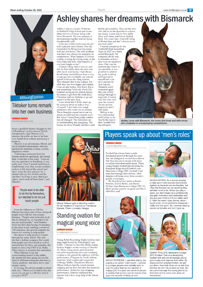 Randburg Sun 28 Ocober 2022 page 17