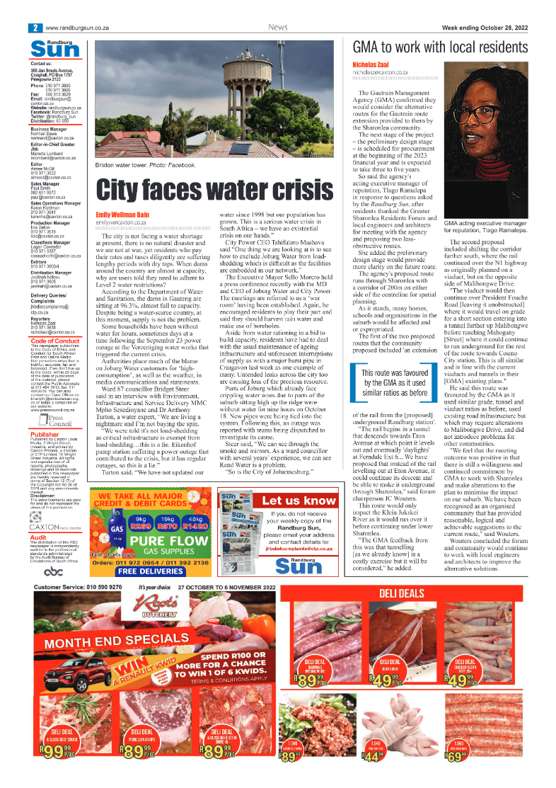 Randburg Sun 28 Ocober 2022 page 2