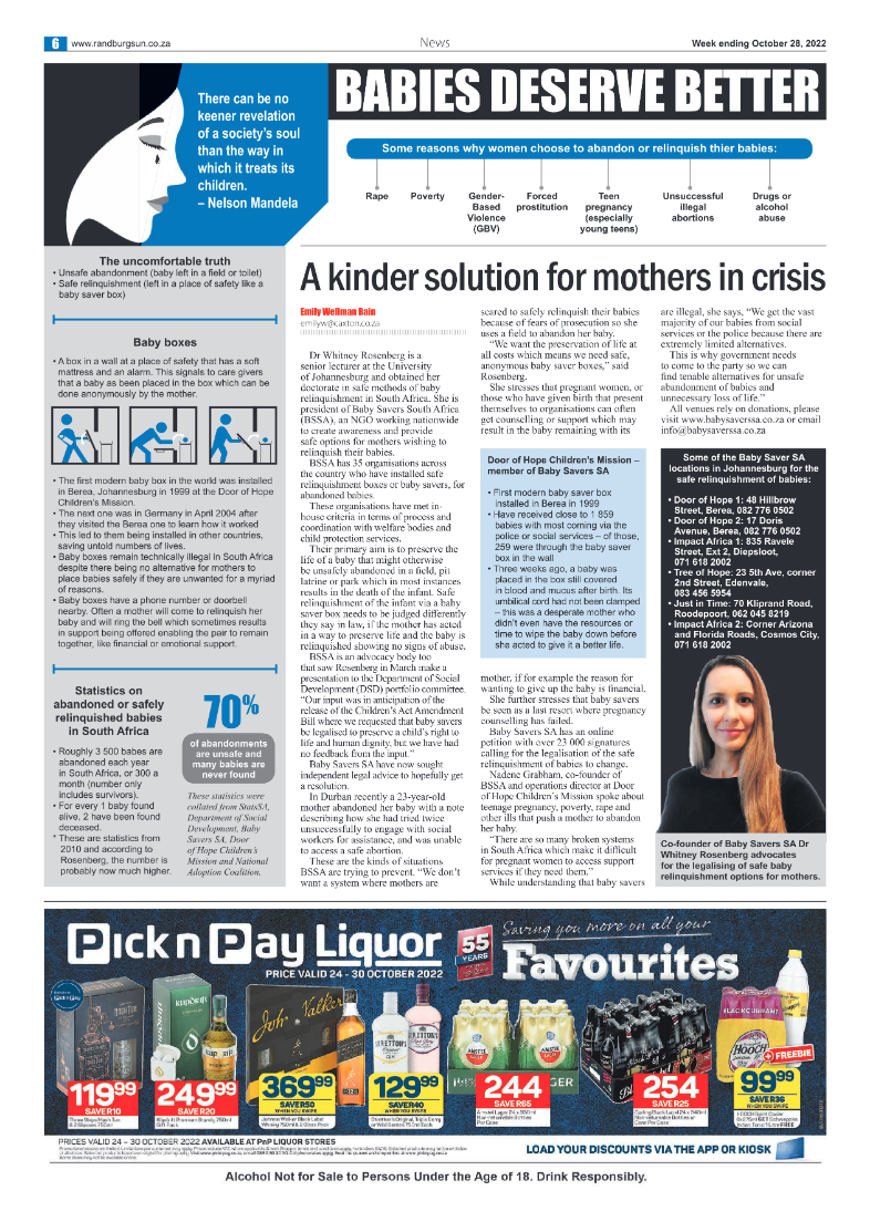 Randburg Sun 28 Ocober 2022 page 6