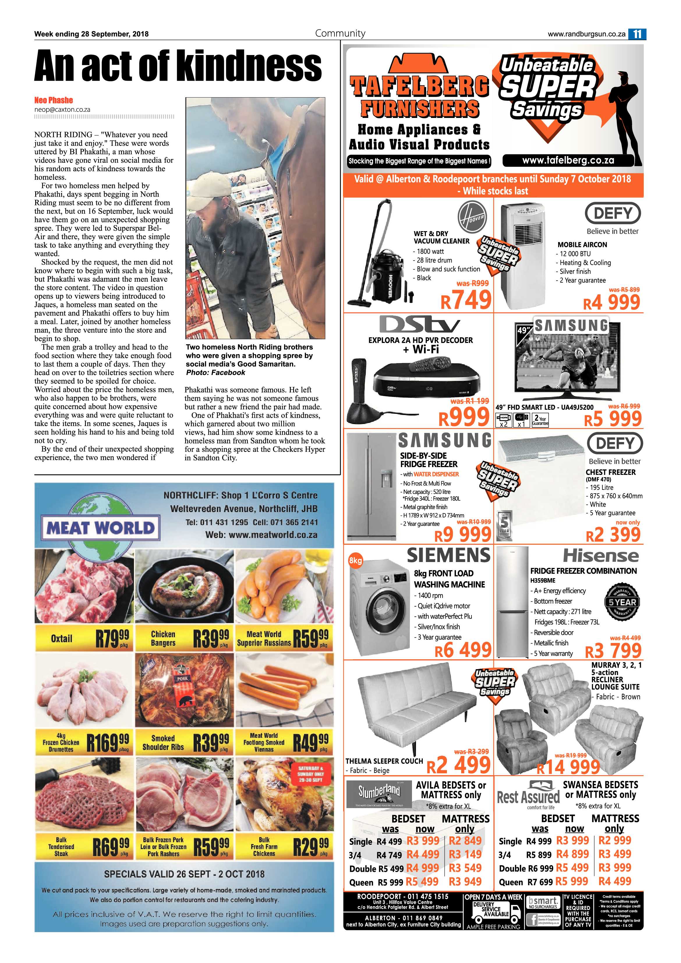 Randburg Sun 28 September 2018 page 11